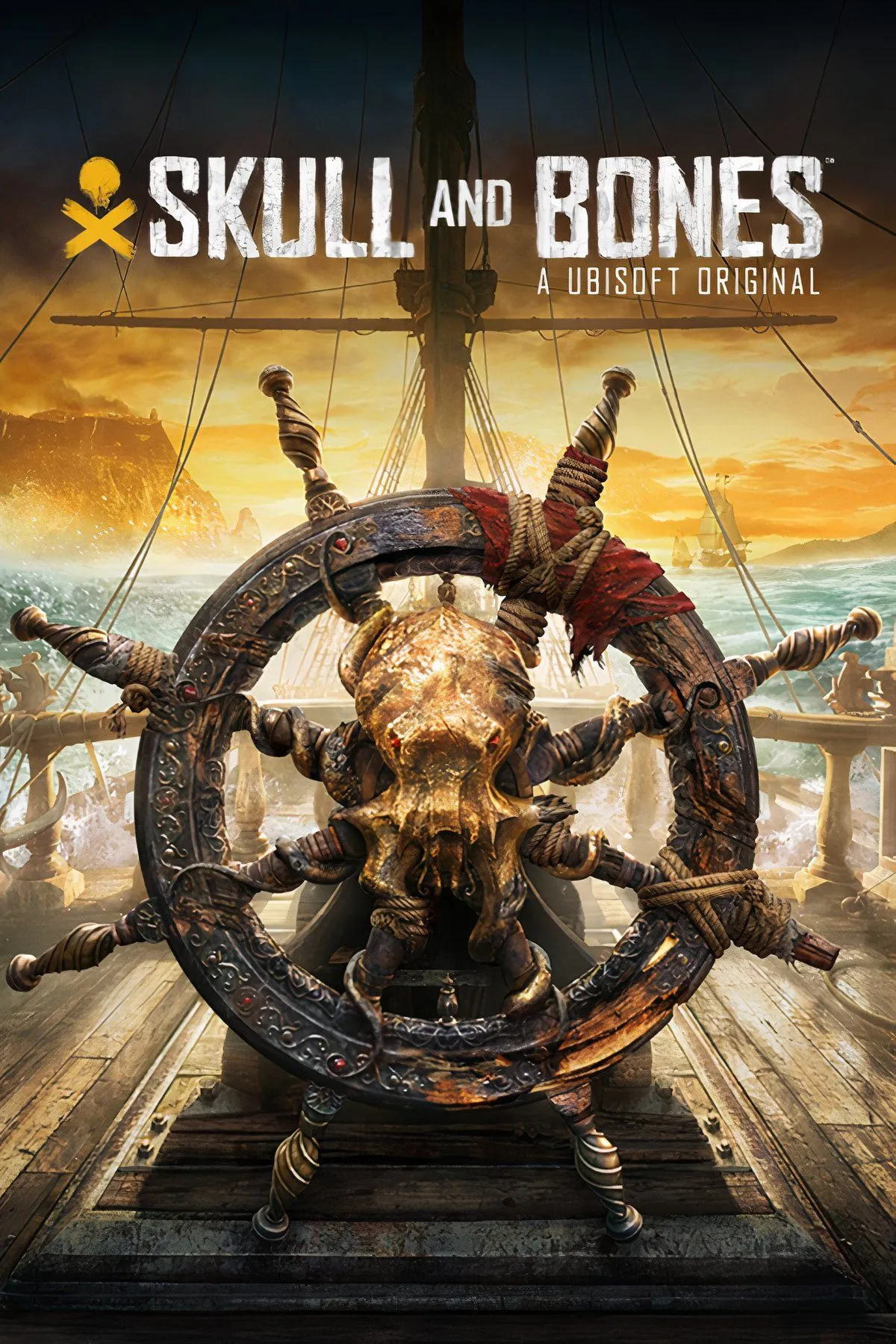 Hình ảnh chiến hạm trong Skull and Bones, tựa game hải chiến thế giới mở của Ubisoft, ban đầu là DLC của Assassin's Creed Black Flag