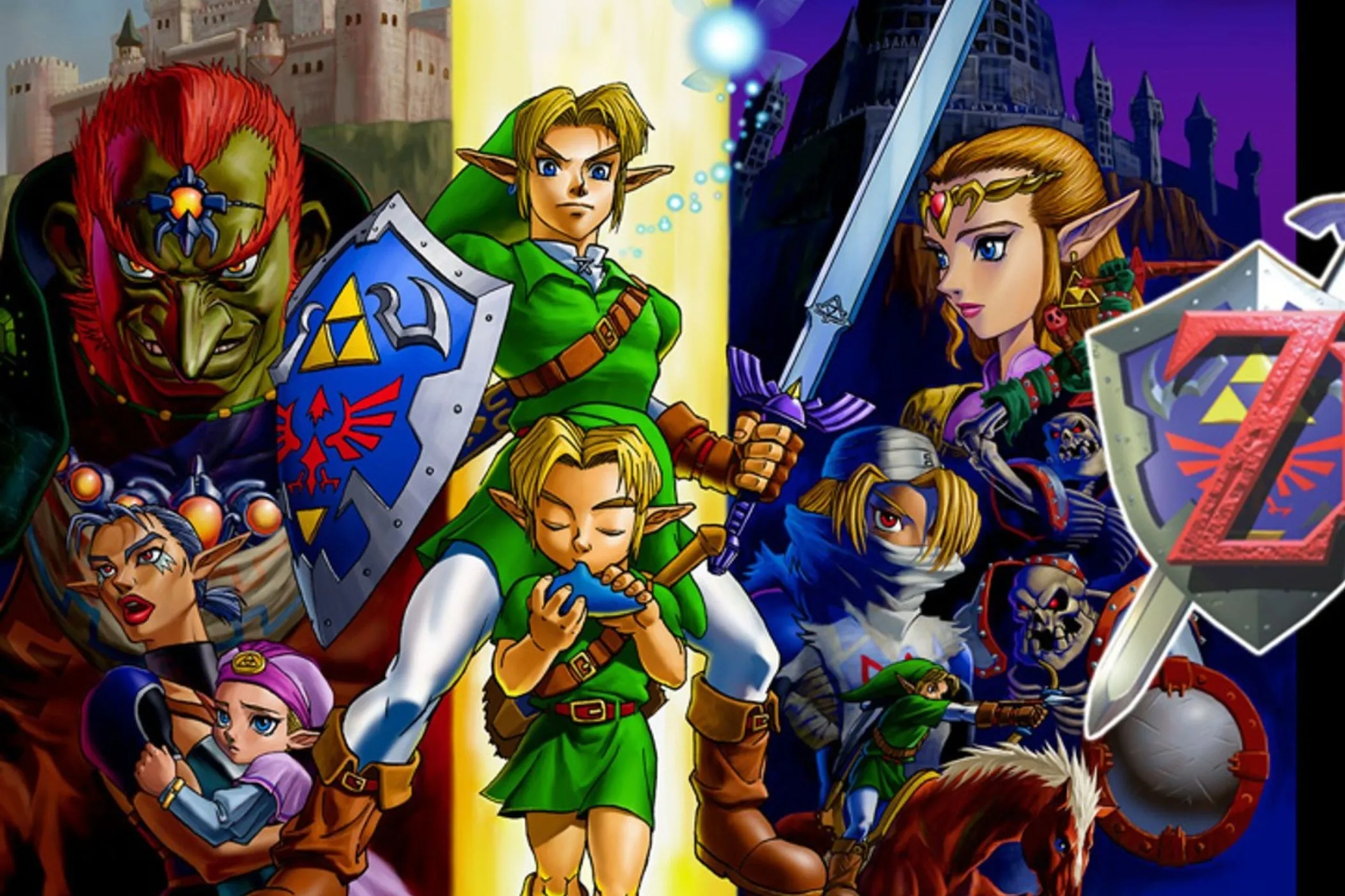 Hình ảnh chính của The Legend of Zelda: Ocarina of Time, tựa game 3D đột phá định hình series