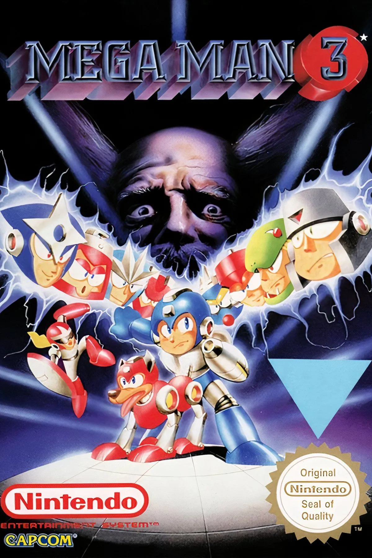 Hình ảnh collage nhiều cảnh trong game Mega Man 3