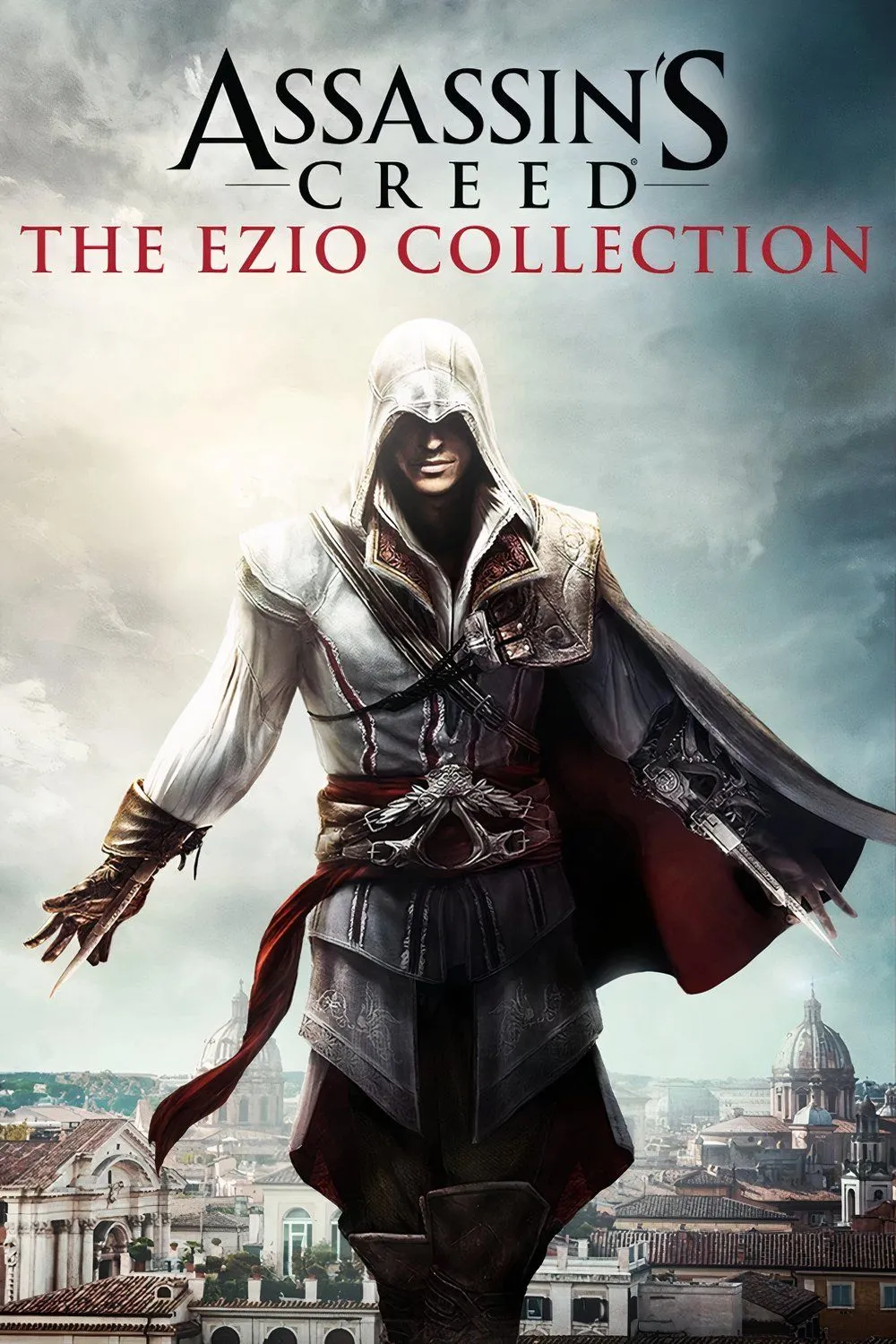 Hình ảnh đại diện cho Assassin's Creed The Ezio Collection, gợi nhắc về thời kỳ hoàng kim của cốt truyện và ý nghĩa của Desmond.