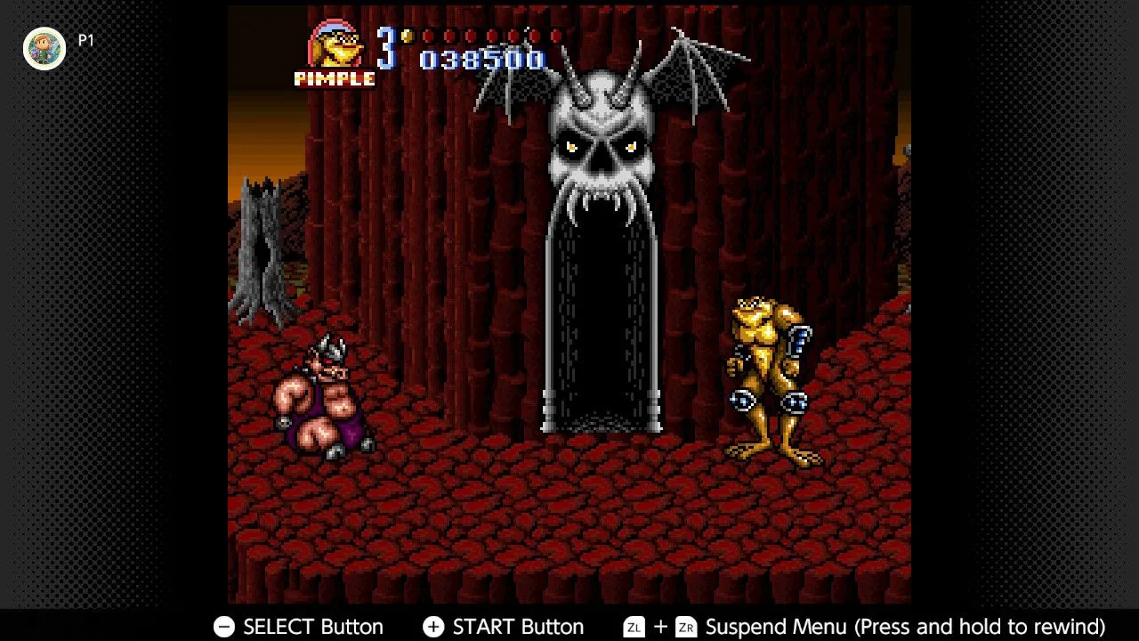 Hình ảnh gameplay Battletoads in Battlemaniacs trên dịch vụ Nintendo Switch Online