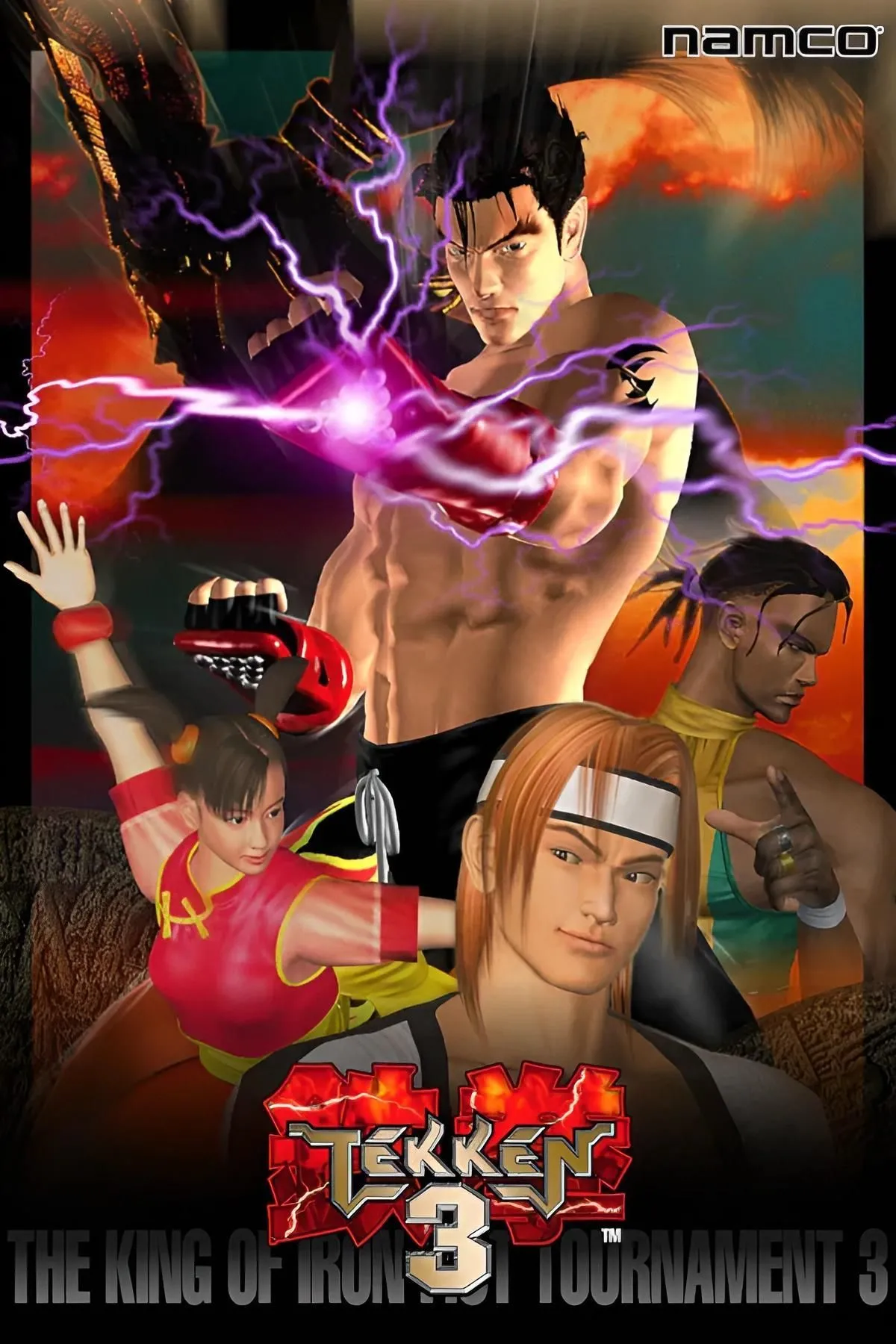 Hình ảnh hiển thị biểu tượng của tựa game Tekken 3