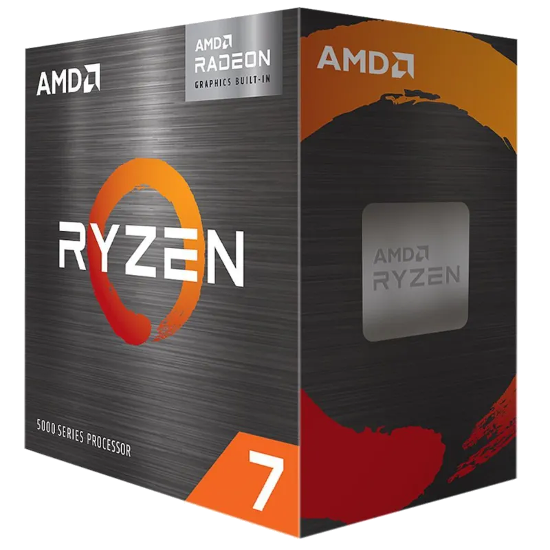Hình ảnh hộp sản phẩm CPU AMD Ryzen 7 5800X3D, biểu tượng cho sức mạnh gaming thế hệ trước.