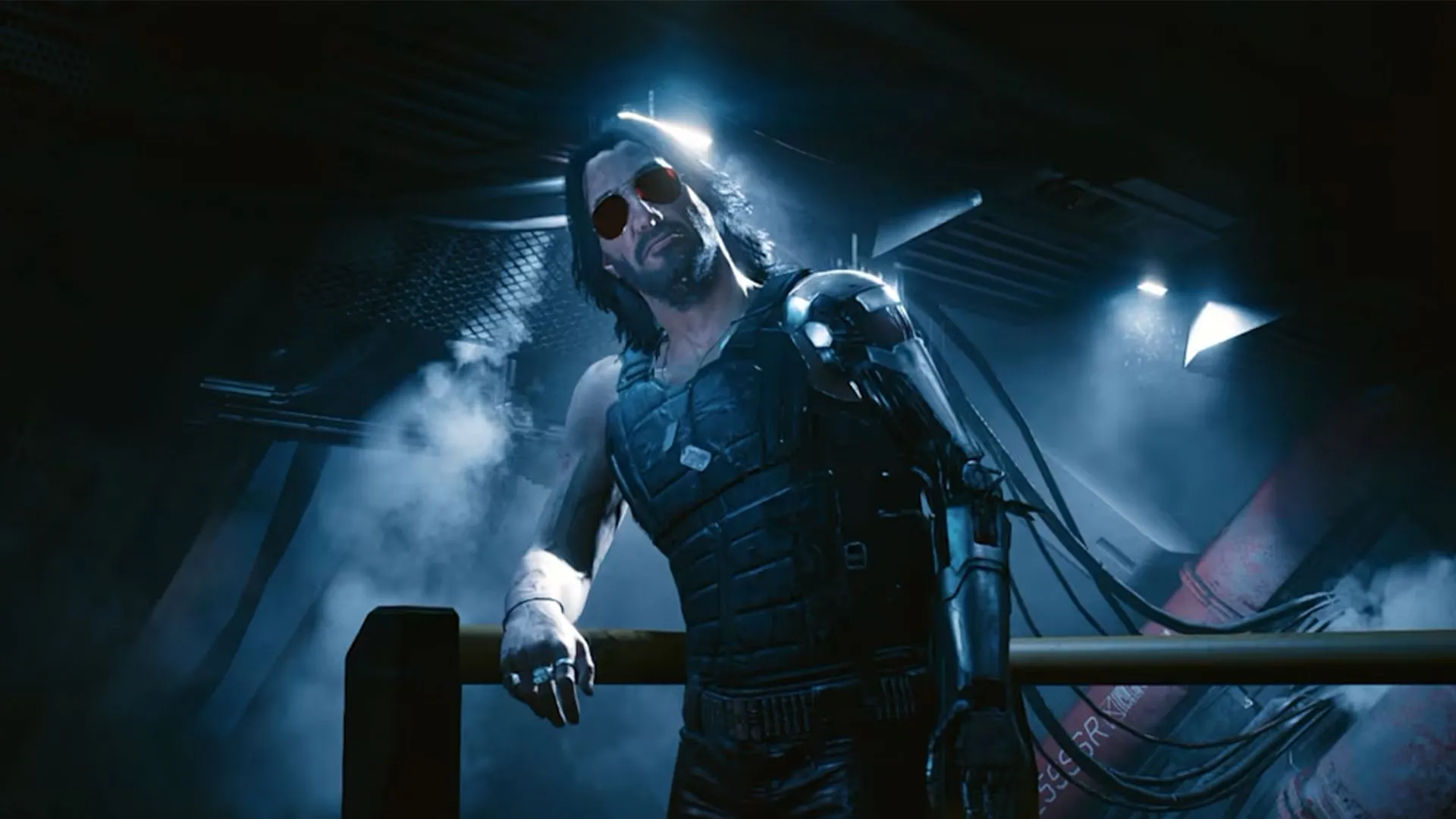 Hình ảnh Keanu Reeves trong vai Johnny Silverhand từ Cyberpunk 2077 Ultimate Edition được tối ưu cho Nintendo Switch 2