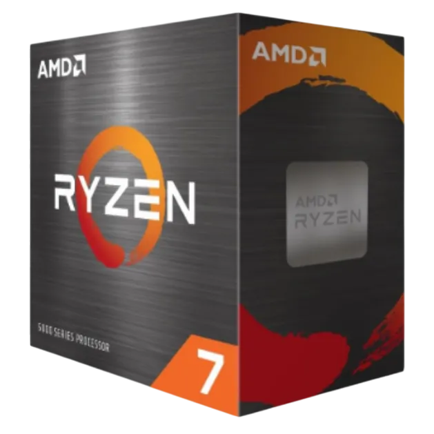Hình ảnh minh họa CPU AMD Ryzen 7 5800XT với thiết kế trong suốt