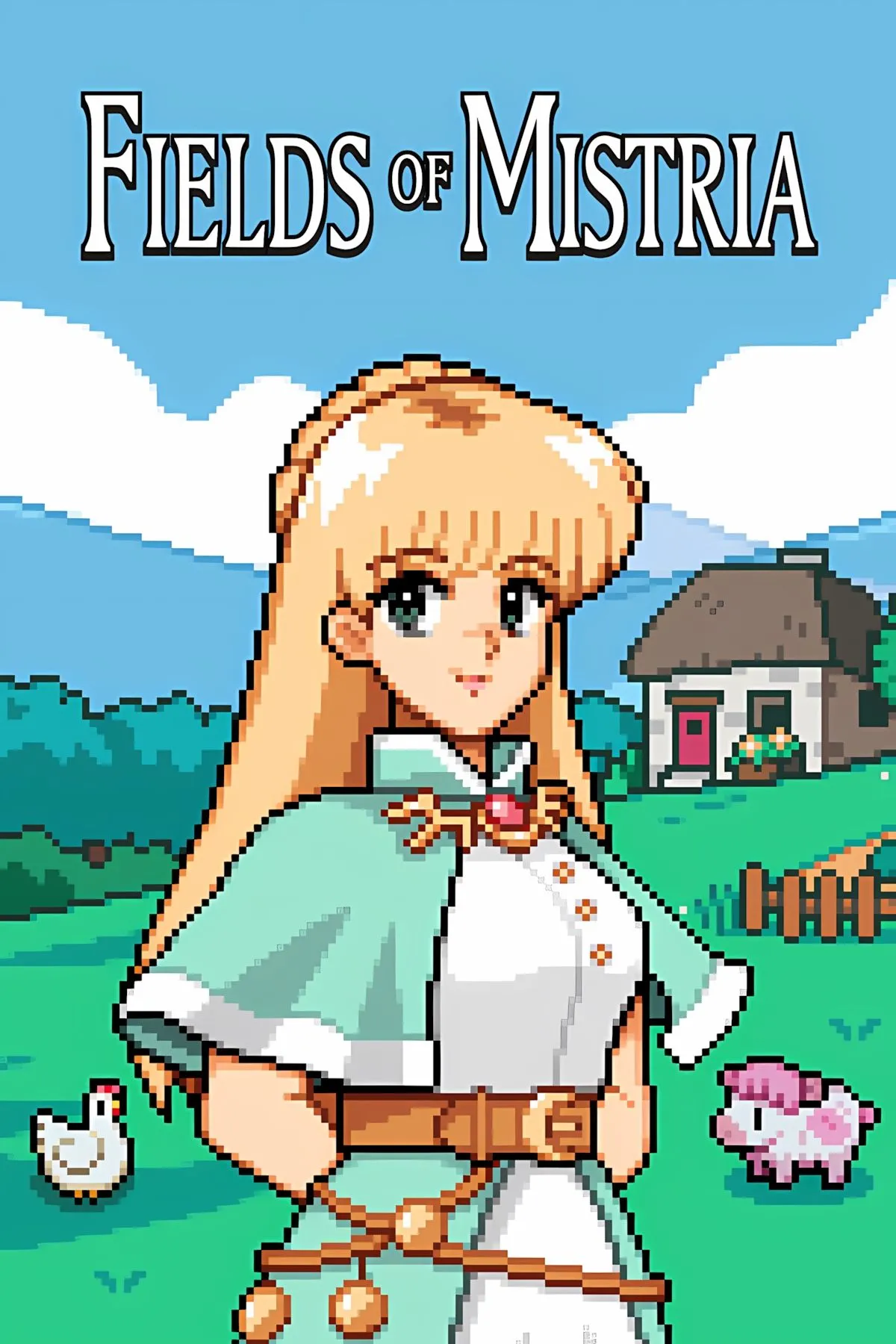 Hình ảnh nghệ thuật của Fields of Mistria, game mô phỏng nông trại Early Access trên Steam