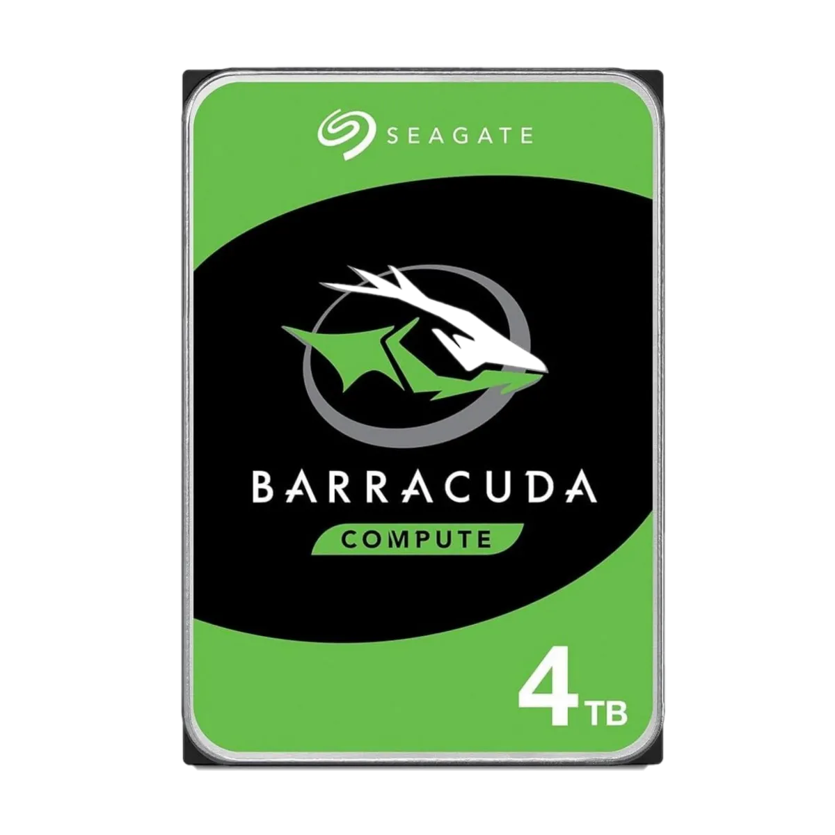 Hình ảnh ổ cứng Seagate BarraCuda 4TB, minh họa cho giải pháp lưu trữ HDD dung lượng lớn và giá cả phải chăng.
