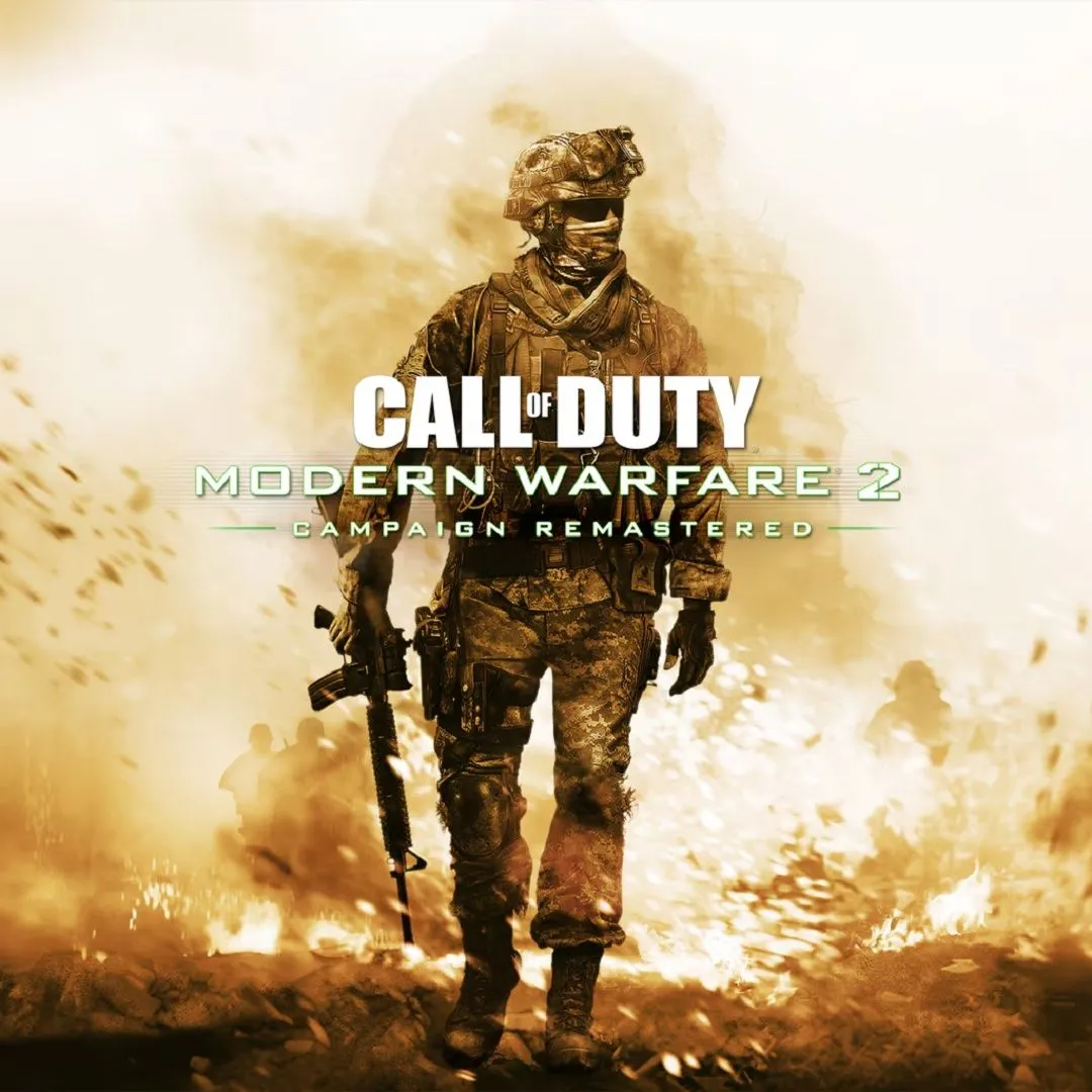 Hình ảnh quảng bá Call of Duty: Modern Warfare II - Campaign Remastered, tượng trưng cho cú twist phản bội của Shepherd.