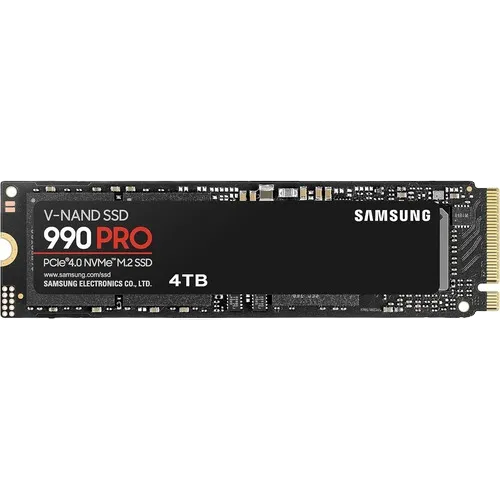 Hình ảnh render ổ cứng SSD Samsung 990 Pro 4TB tốc độ cao