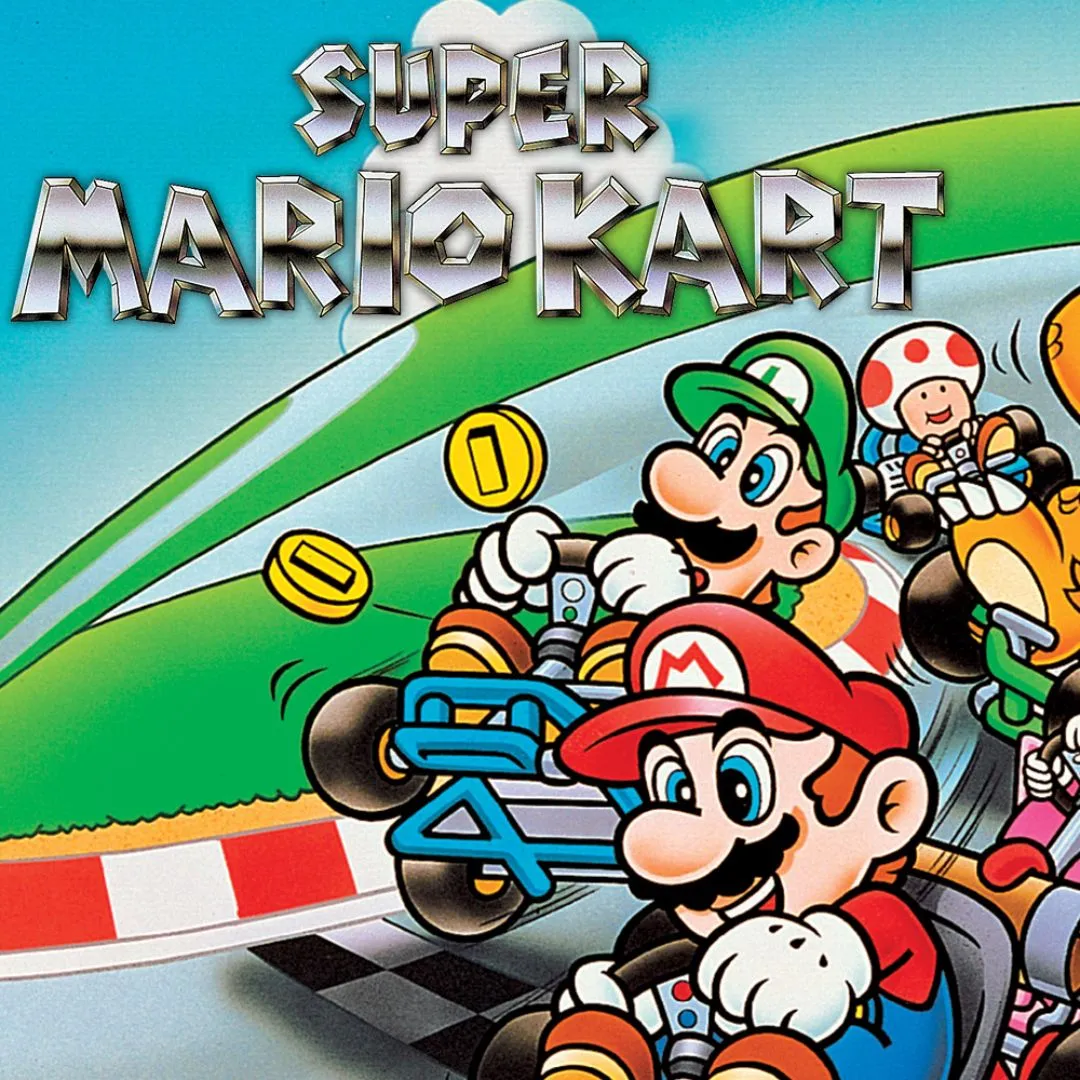 Hình ảnh sản phẩm game Super Mario Kart trên SNES
