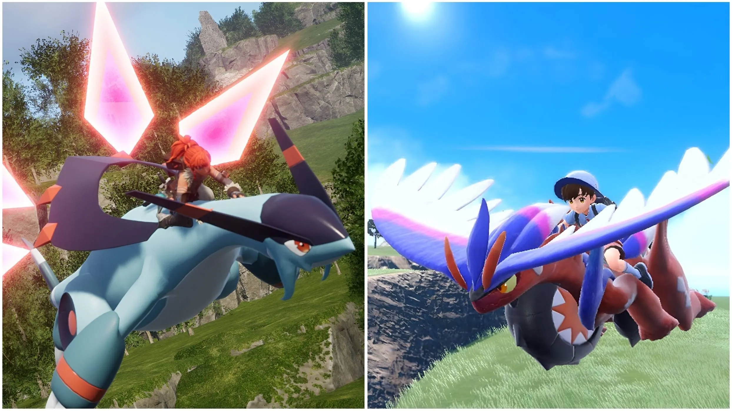 Hình ảnh so sánh Palworld và Pokémon, ngụ ý các bài học mà Nintendo có thể học hỏi