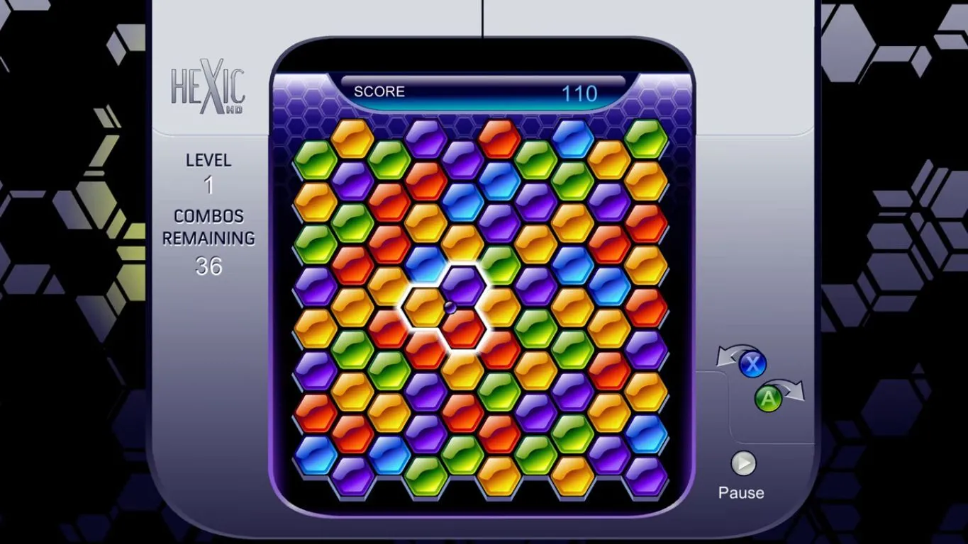 Hình ảnh trò chơi giải đố Hexic HD cấp độ 1
