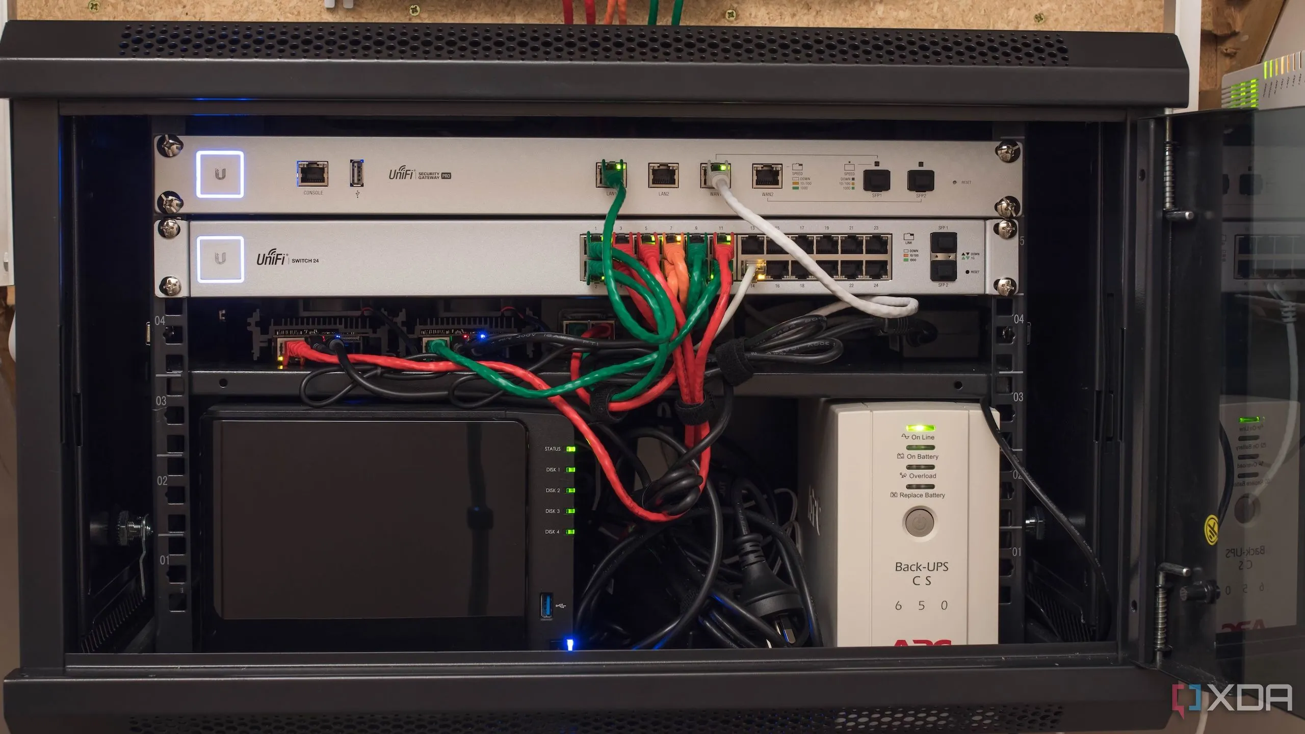 home lab server cabinet