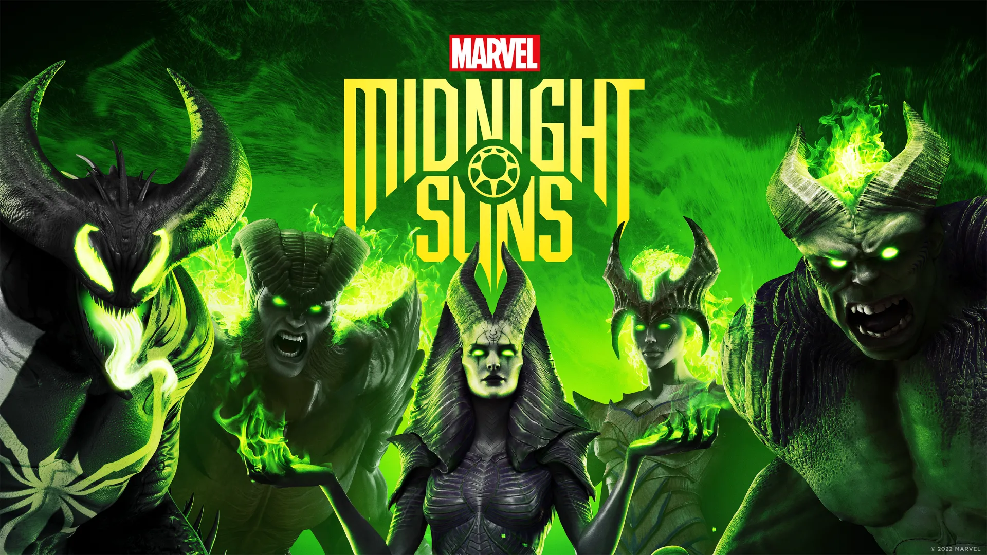 Key art phiên bản Legendary Edition của Marvel's Midnight Suns, thường xuyên giảm giá