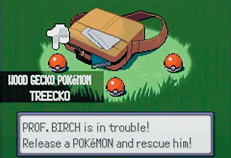 Khám phá thế giới Pokémon trong một screenshot từ game Emerald