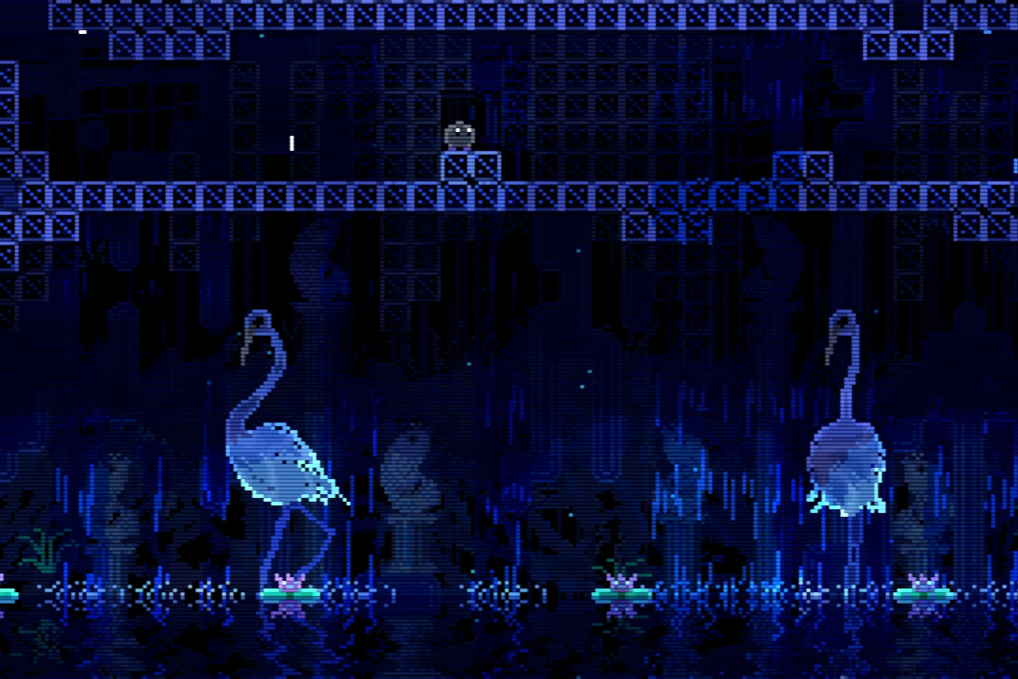 Khung cảnh độc đáo từ game phiêu lưu giải đố Animal Well, một game indie nổi bật và được đánh giá cao trong cộng đồng game thủ