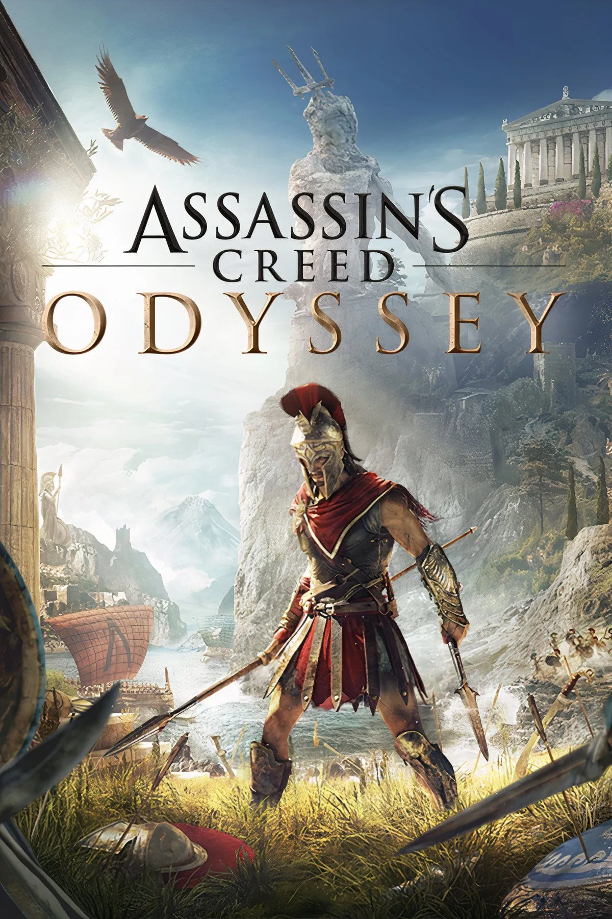 Khung cảnh Hy Lạp cổ đại hùng vĩ với những đền đài trong Assassin's Creed Odyssey