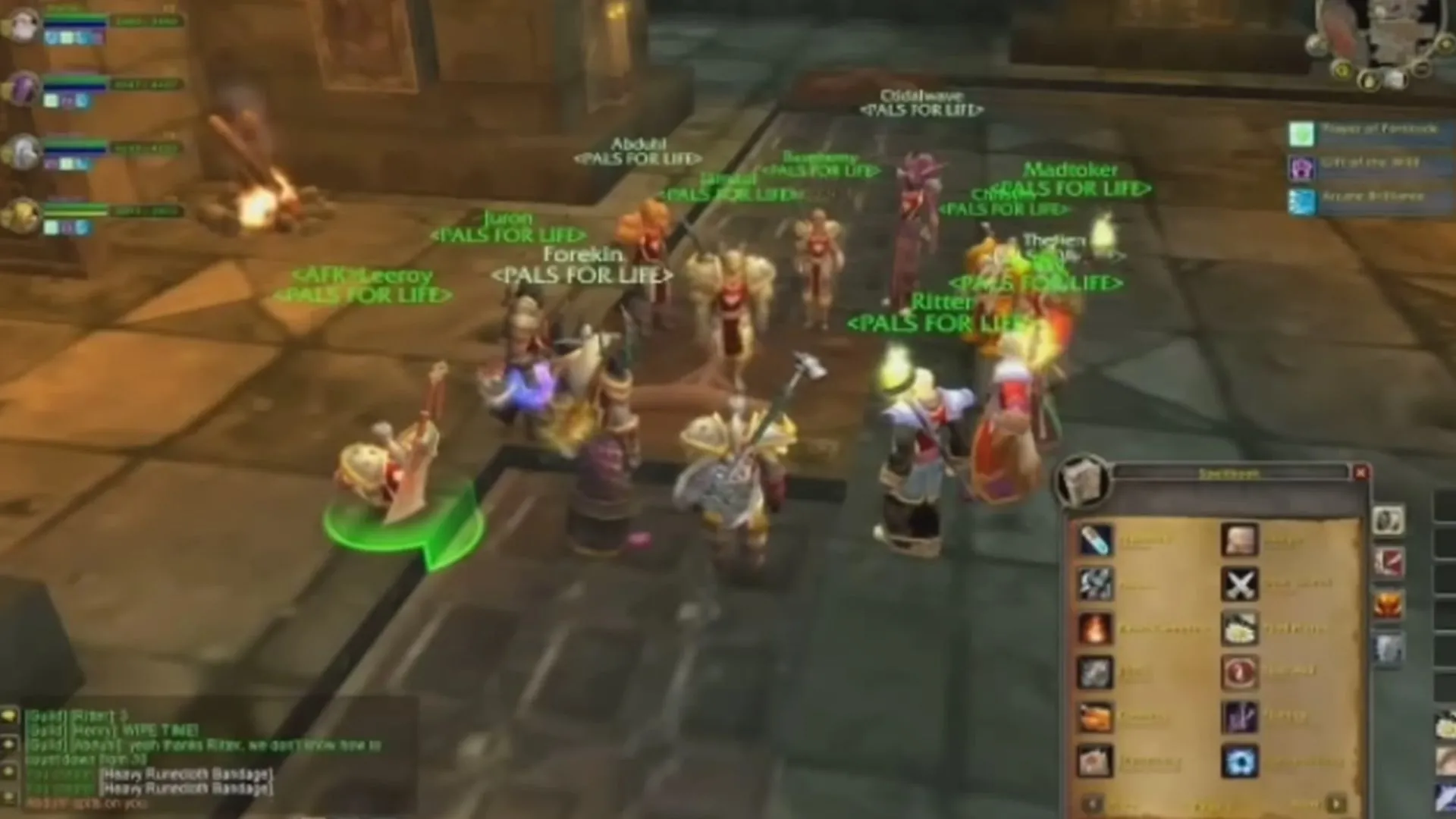 Leeroy Jenkins trong World of Warcraft đang chạy vào khu vực raid không theo kế hoạch
