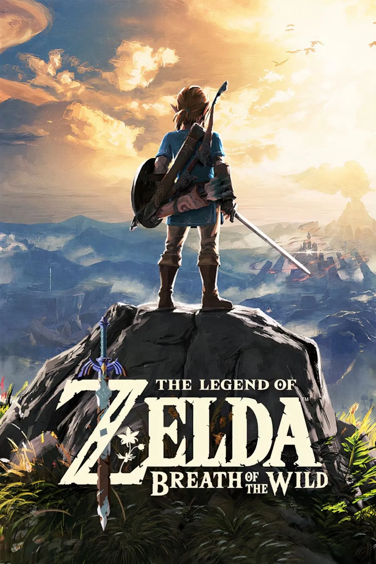 Link ngắm cảnh trong The Legend of Zelda Breath of the Wild trên Nintendo Switch