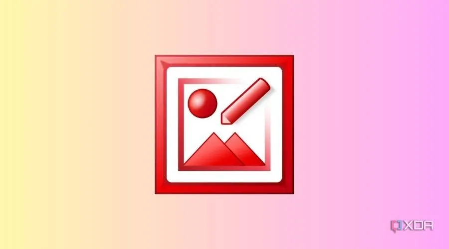 Logo của Microsoft Office Picture Manager trên nền gradient màu sắc