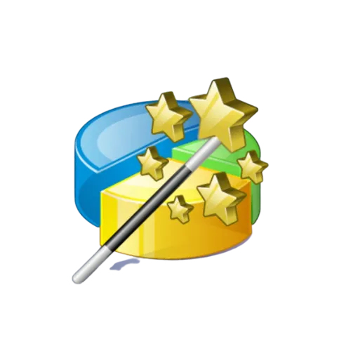 Logo của phần mềm MiniTool Partition Wizard, công cụ quản lý phân vùng ổ đĩa miễn phí