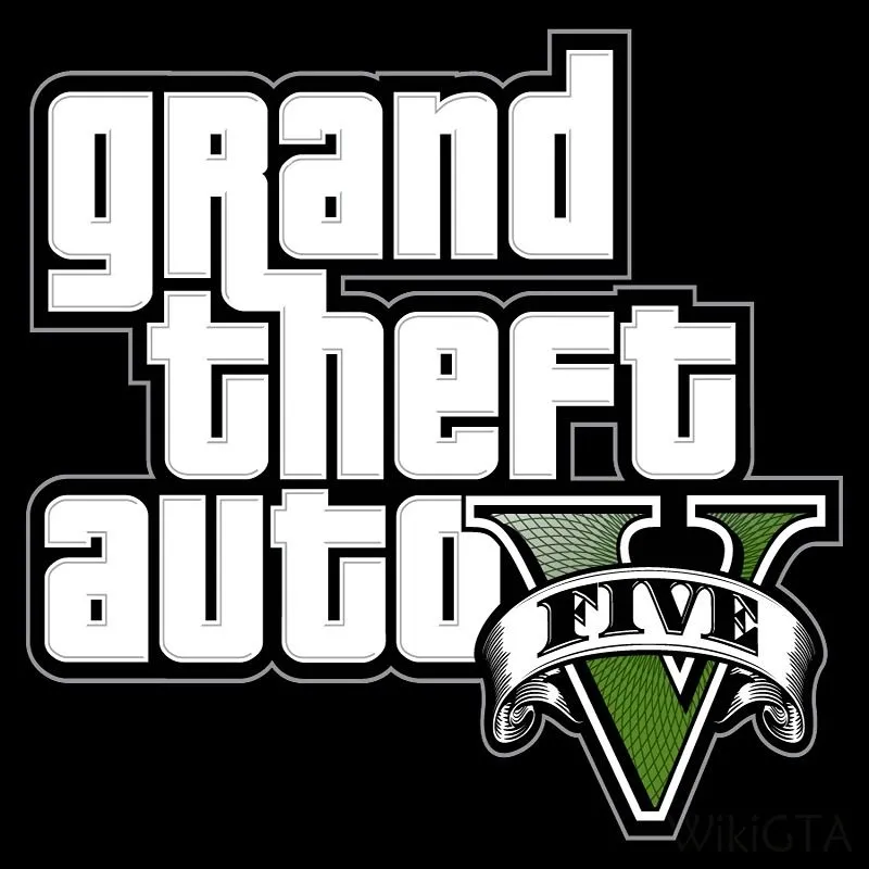 Logo của tựa game thế giới mở nổi tiếng Grand Theft Auto V