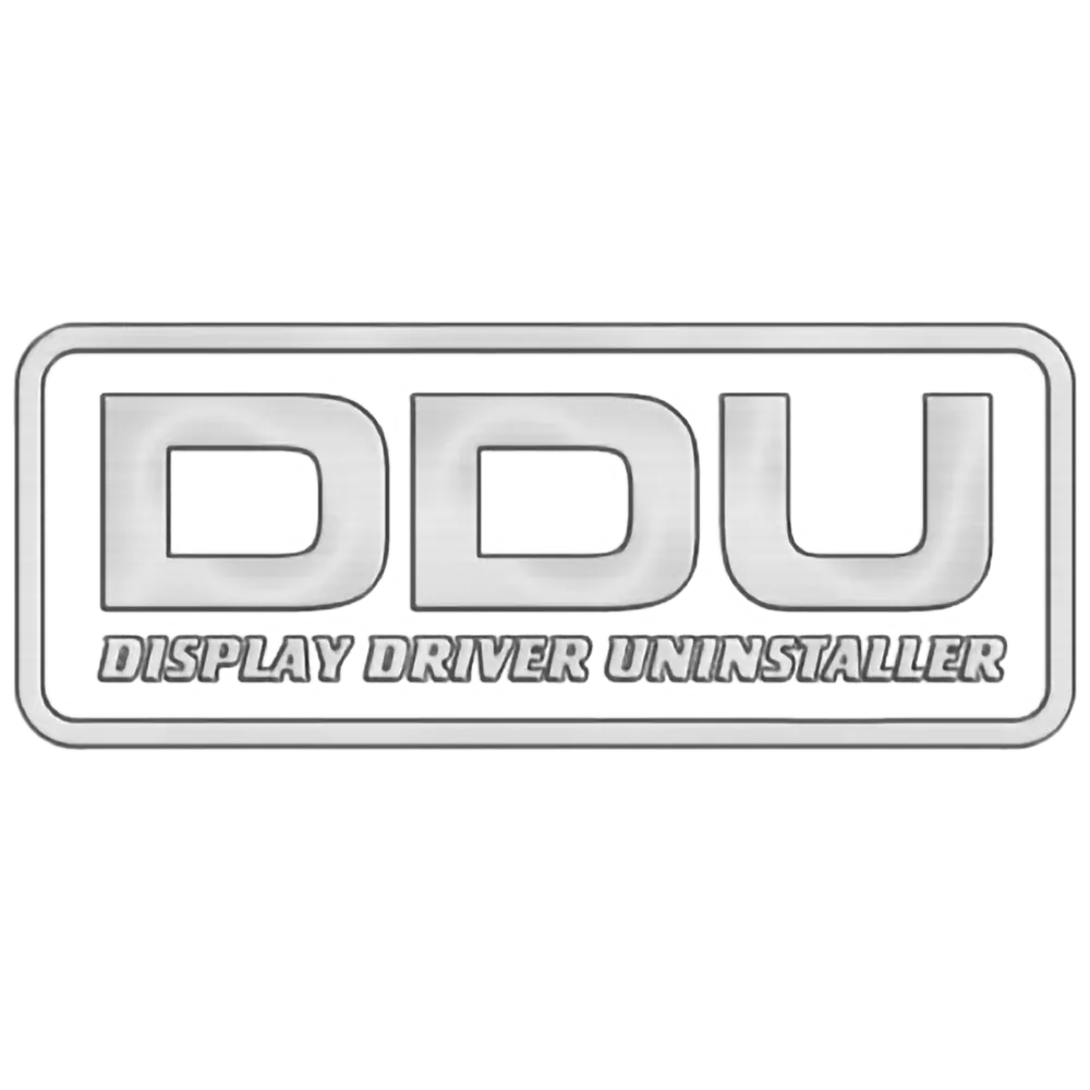 Logo Display Driver Uninstaller (DDU), một công cụ chuyên dụng để gỡ bỏ driver card đồ họa sạch sẽ trên Windows