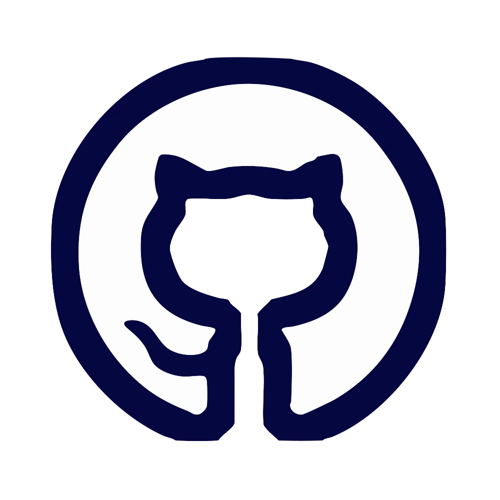 Logo GitHub, biểu tượng của nền tảng phát triển phần mềm và kho tài nguyên mã nguồn mở.