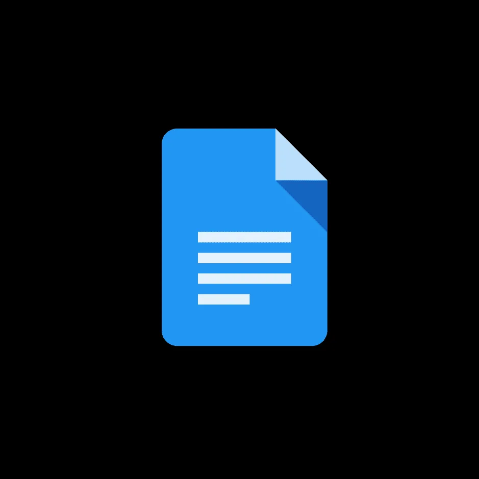 Logo Google Docs với màu xanh lá đặc trưng, biểu tượng của trình soạn thảo văn bản đám mây tiện lợi.