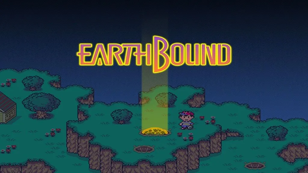 Logo trò chơi điện tử Earthbound, một biểu tượng của dòng game nhập vai cổ điển