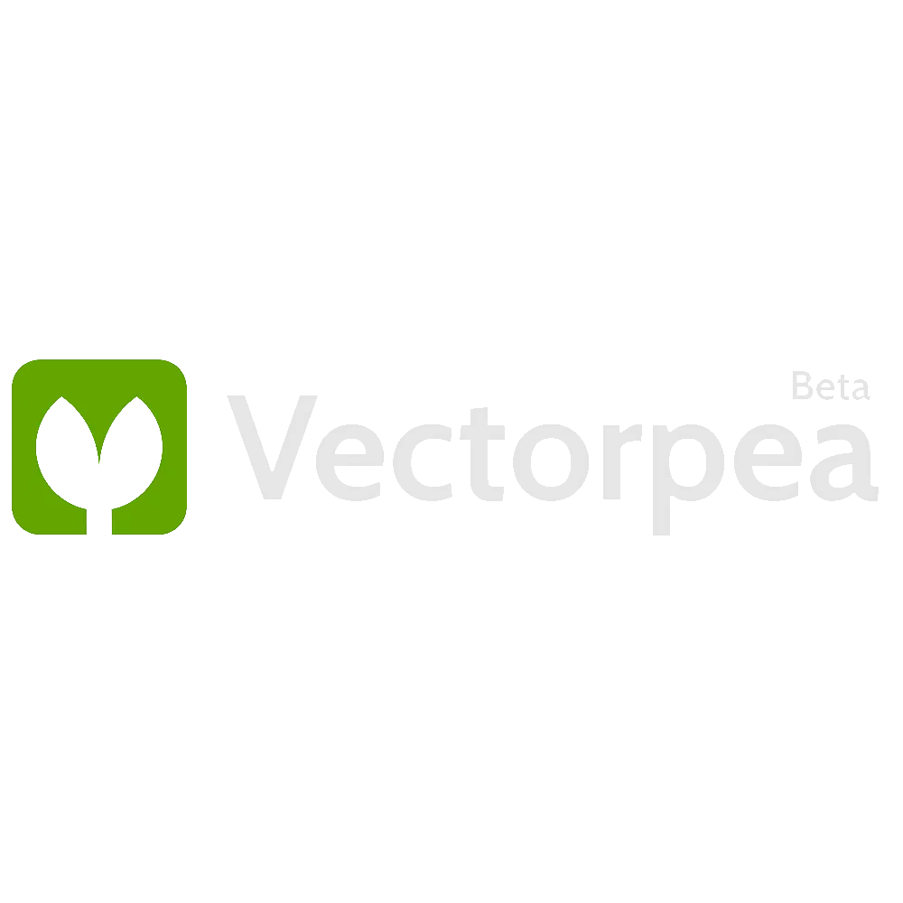 Logo Vectorpea Beta, trình chỉnh sửa đồ họa vector cơ bản và miễn phí trên trình duyệt, phát triển bởi cùng nhà tạo ra Photopea.