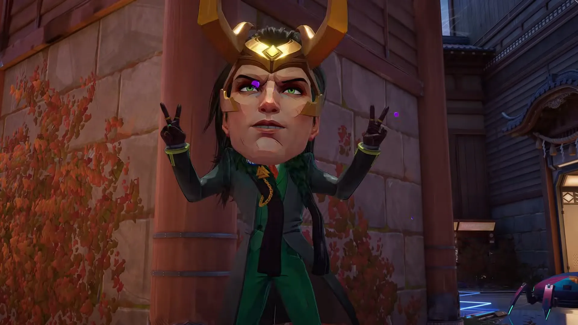 Loki trong chế độ Giant Size Brain Blast của Marvel Rivals