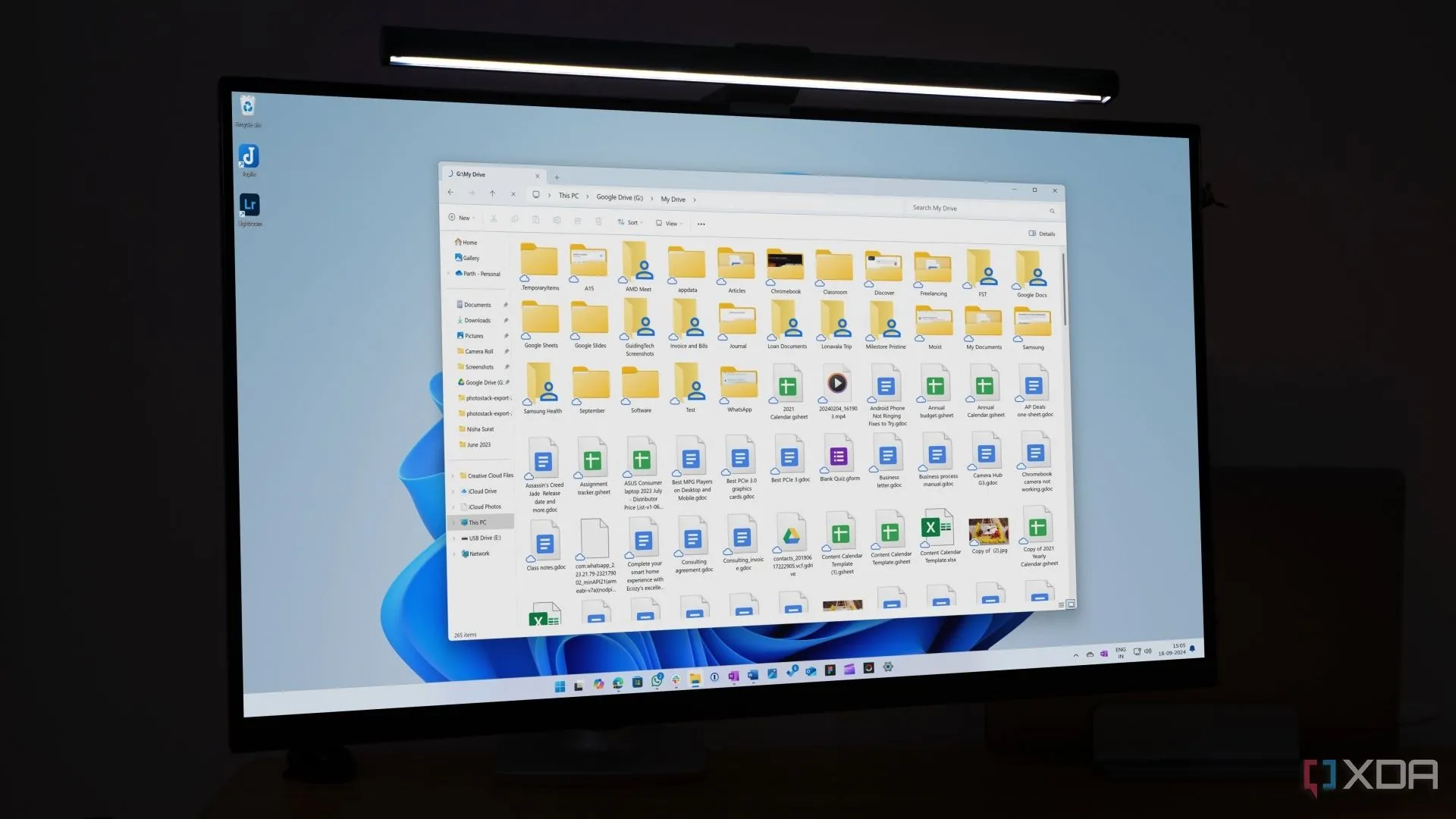 Màn hình giao diện Google Drive trên hệ điều hành Windows