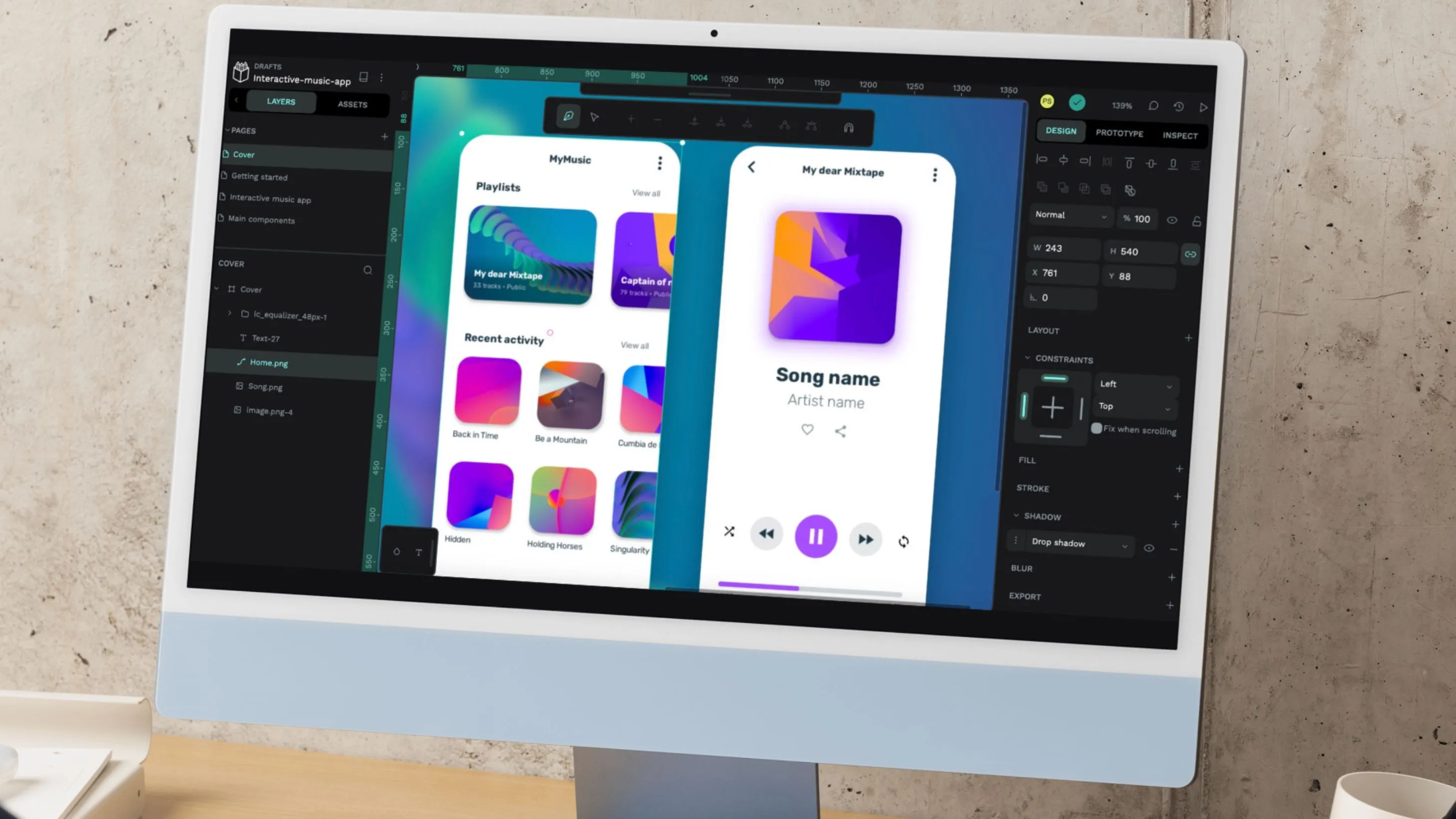 Màn hình giao diện Penpot hiển thị các tính năng thiết kế UI/UX so sánh với Figma và Sketch