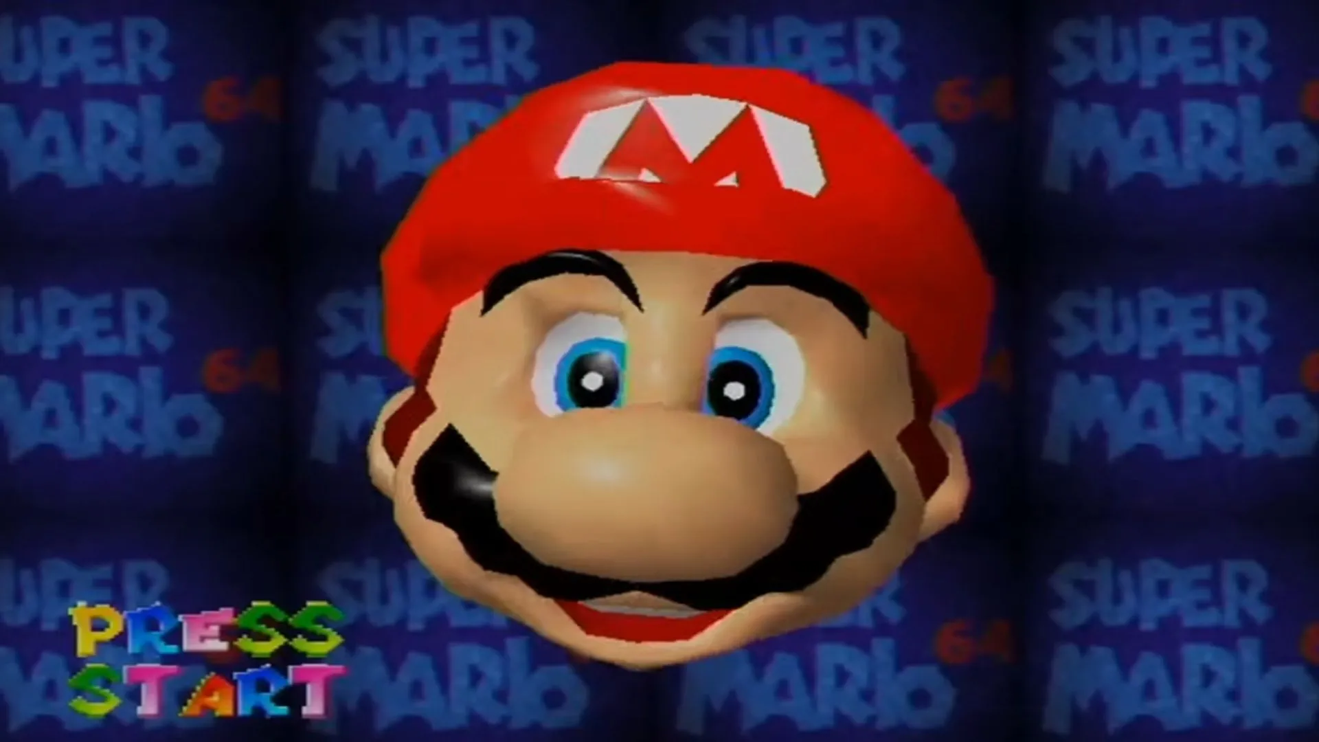 Màn hình tựa game Super Mario 64, đại diện cho những game có ảnh hưởng lớn qua các thập kỷ, tương tự Wolfenstein 3D