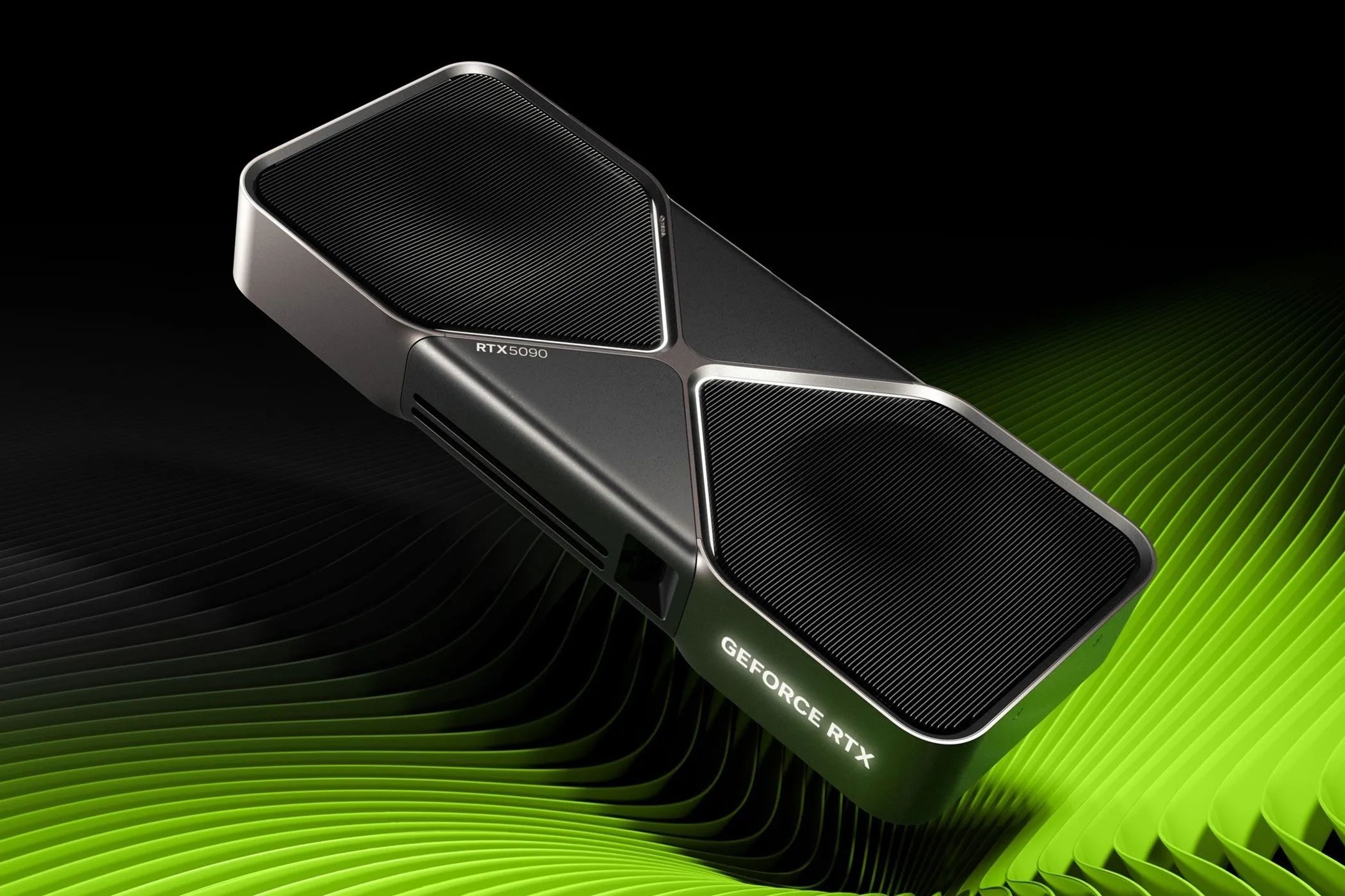 Máy ảnh đang hiển thị hình ảnh sản phẩm chính thức của Nvidia RTX 5090