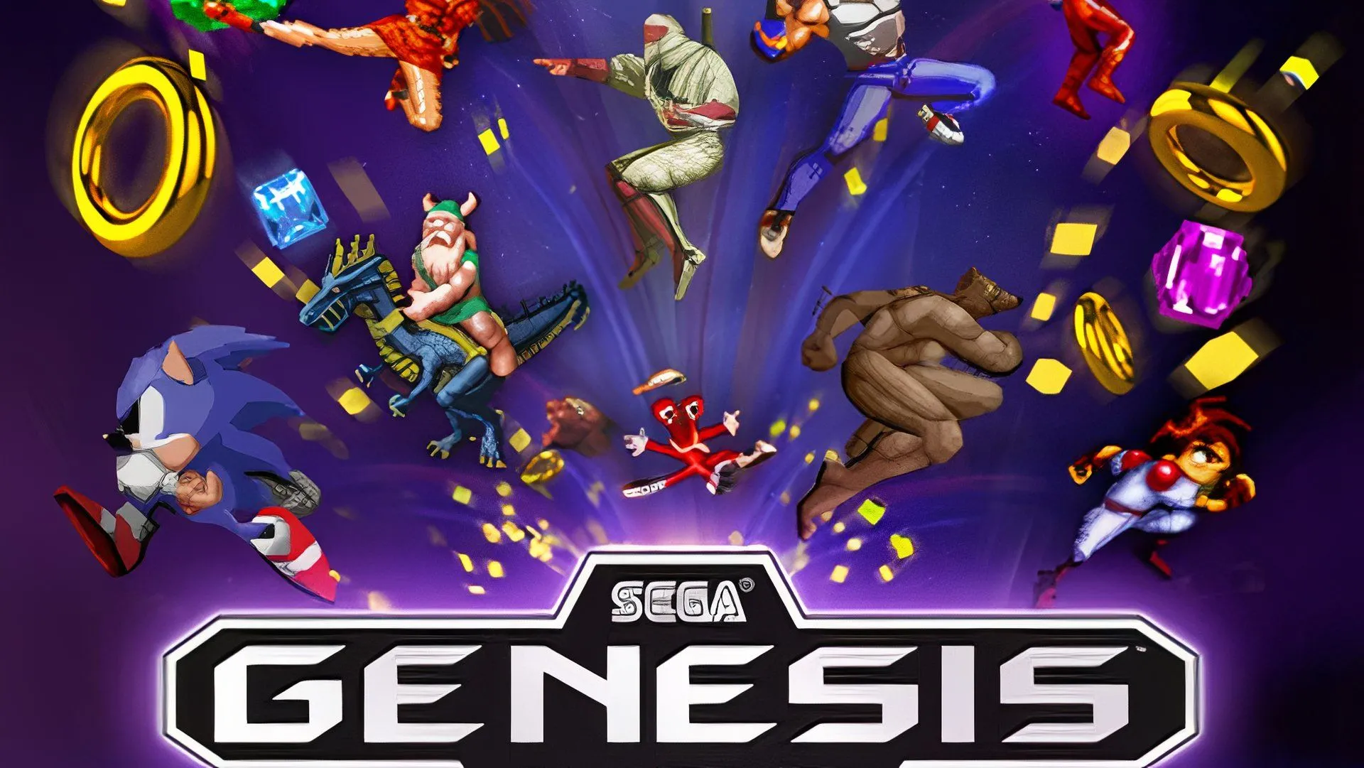 Máy chơi game Sega Genesis, nền tảng cho nhiều tựa game hành động kinh điển như Batman Returns