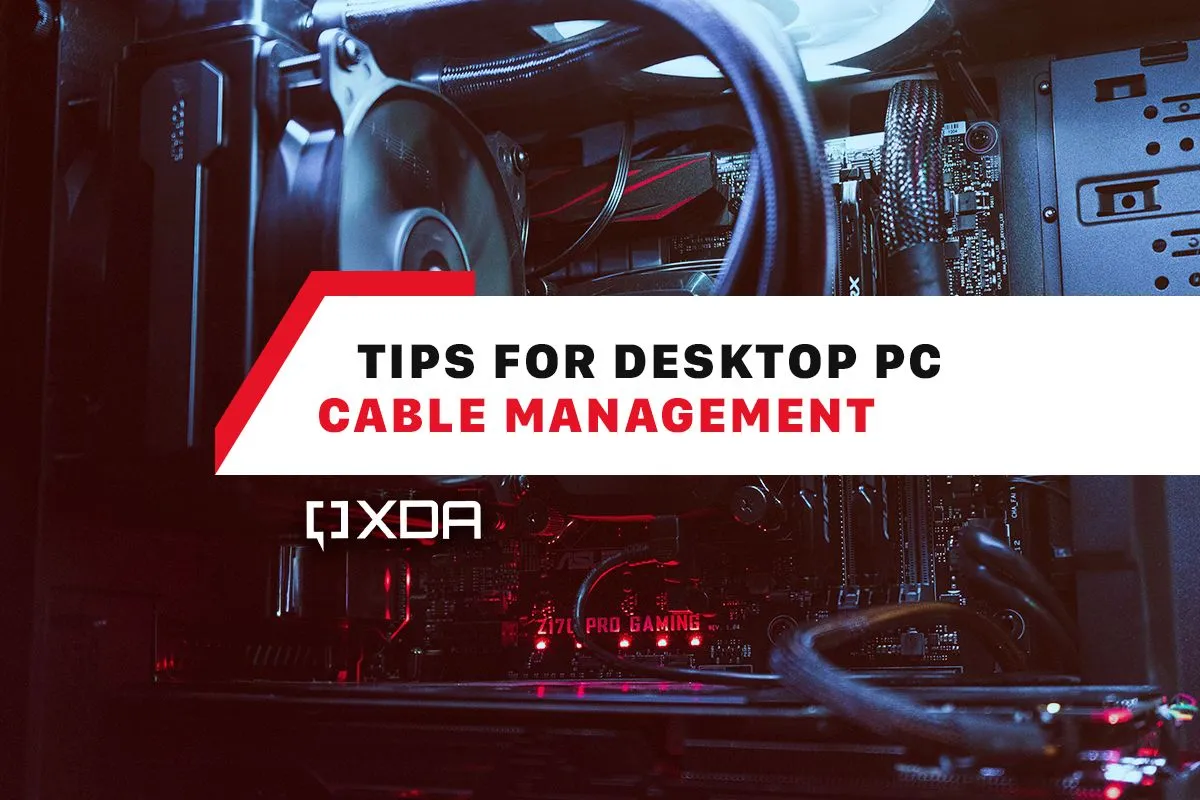 Mẹo quản lý cáp PC để bàn gọn gàng, tăng cường hiệu suất