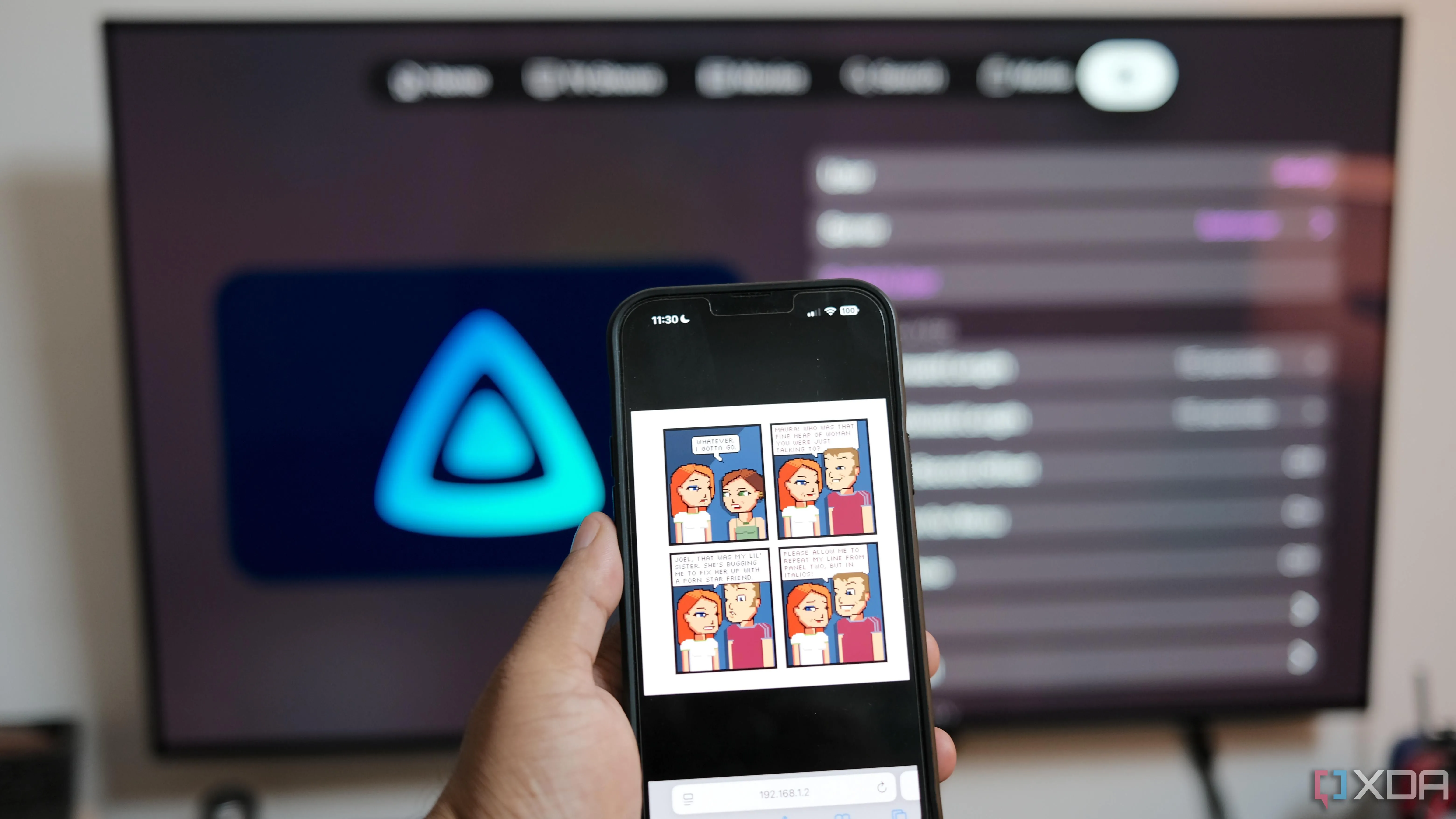 Minh họa các ứng dụng đa phương tiện chạy trong Docker container để phát trực tuyến lên điện thoại và TV tại nhà, bao gồm Jellyfin và TubeArchivist