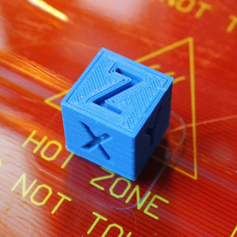 Mô hình khối lập phương XYZ dùng để kiểm tra độ chính xác kích thước máy in 3D