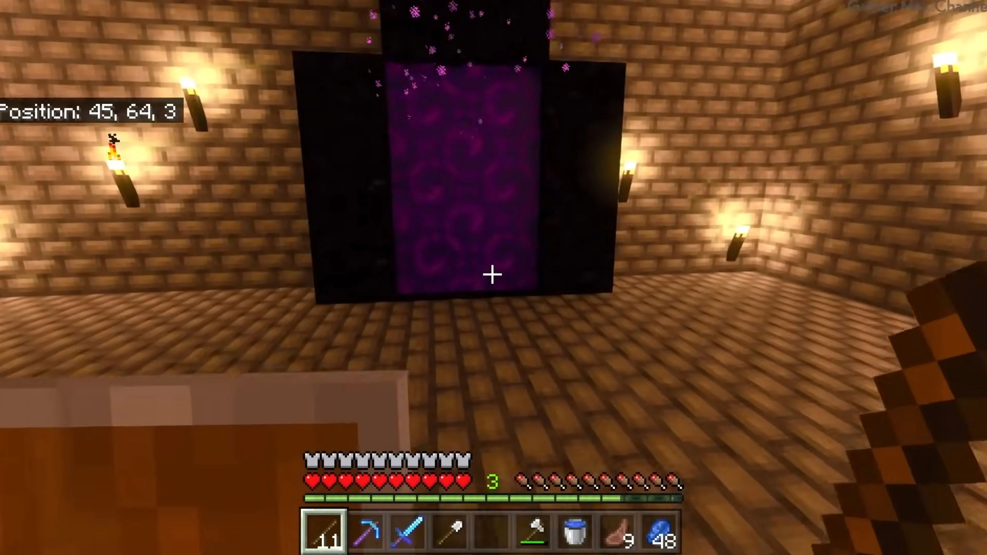 Một cấu trúc đặc biệt được xây dựng trong Minecraft, cho thấy sự sáng tạo và kỹ năng của người chơi trong việc sử dụng các khối vuông.