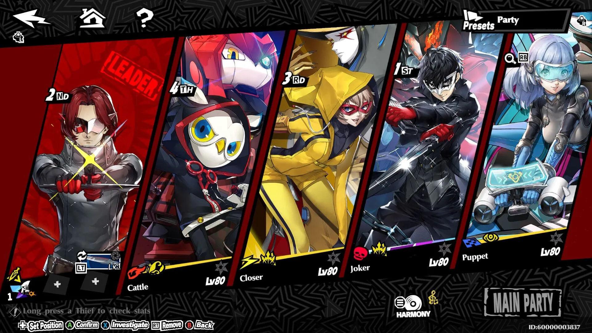 Một phân cảnh cắt trong cốt truyện chính của Persona 5: The Phantom X, truyền tải thông điệp và cảm xúc của nhân vật