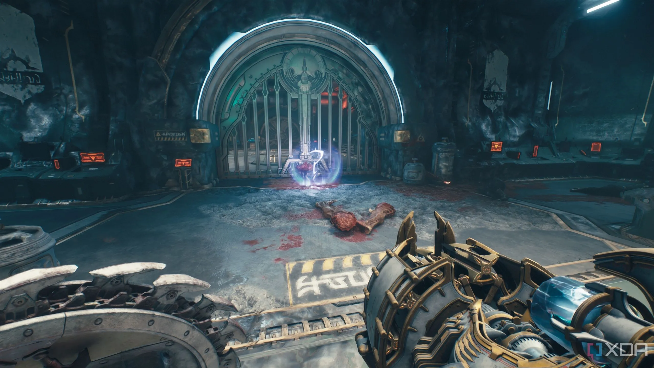 Một skin vũ khí bí mật được tìm thấy trong khu vực bí mật 2 của Doom The Dark Ages