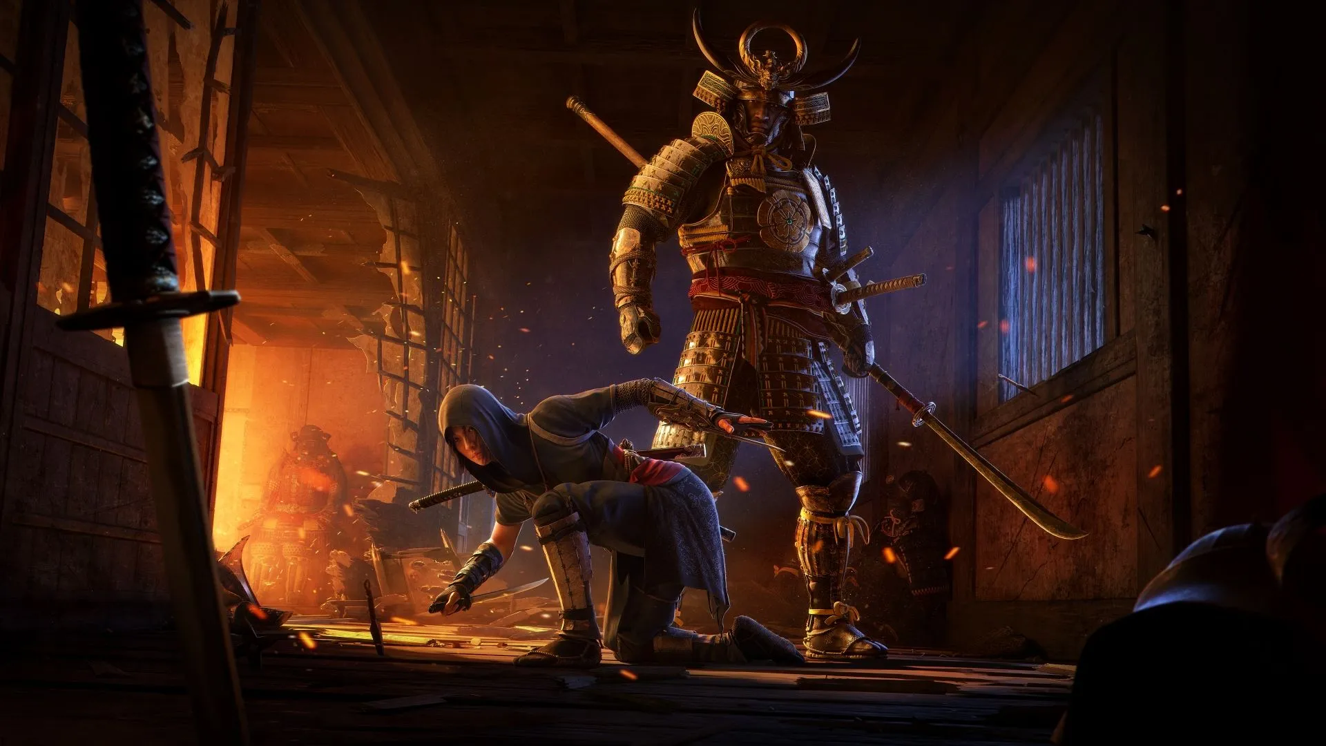 Naoe và Yasuke trong Assassin's Creed Shadows - nghệ thuật chủ đạo, đại diện cho tương lai series