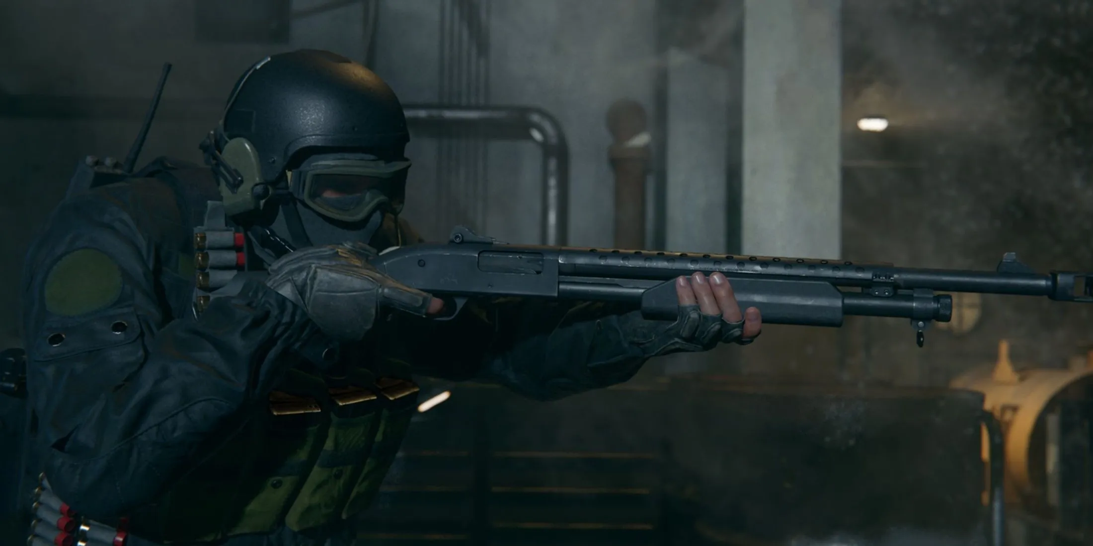 Nhân vật Call of Duty Black Ops 6 với trang bị chiến đấu đầy đủ, thể hiện đồ họa và không khí game FPS hiện đại.