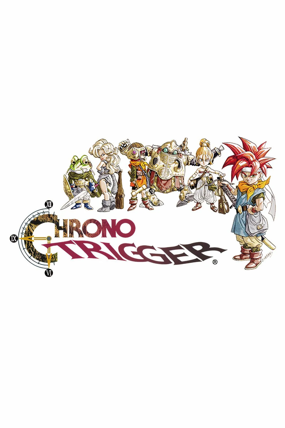 Nhân vật Crono trong tựa game RPG du hành thời gian Chrono Trigger