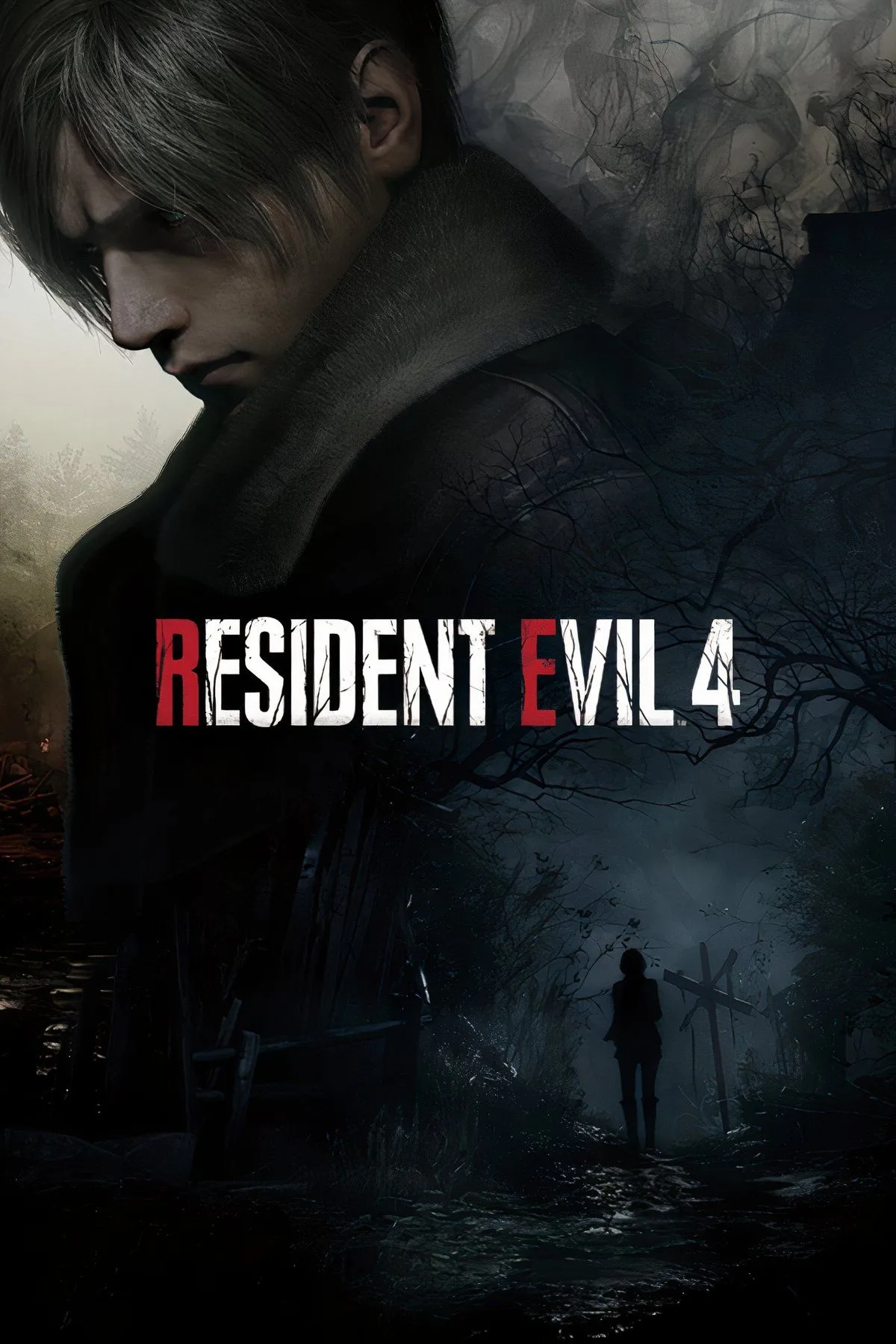 Nhân vật Leon S. Kennedy trong game Resident Evil 4 Remake đang đối mặt với kẻ thù