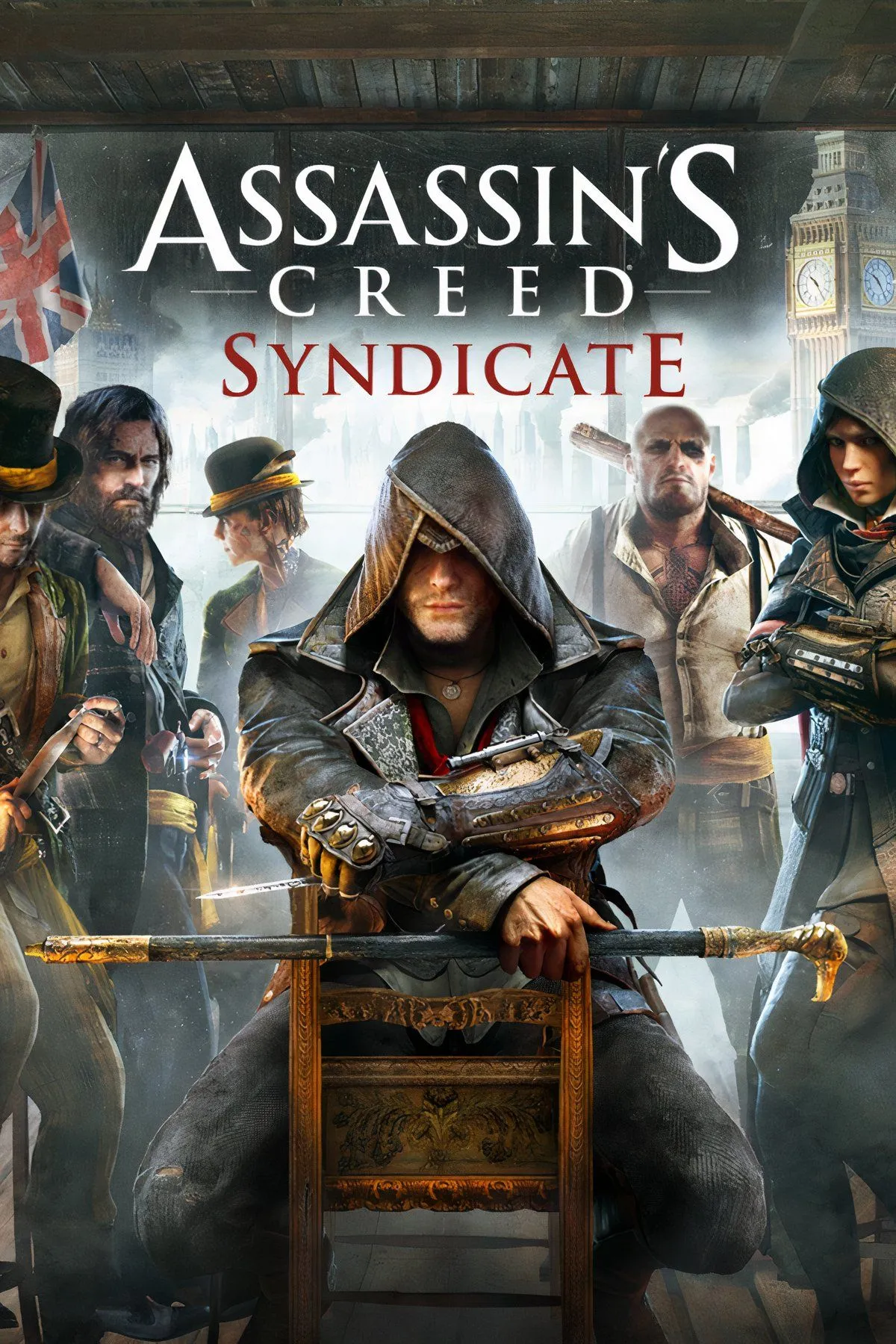 Nữ sát thủ Evie Frye thực hiện parkour trên mái nhà Luân Đôn trong Assassin's Creed Syndicate, minh họa hệ thống di chuyển linh hoạt