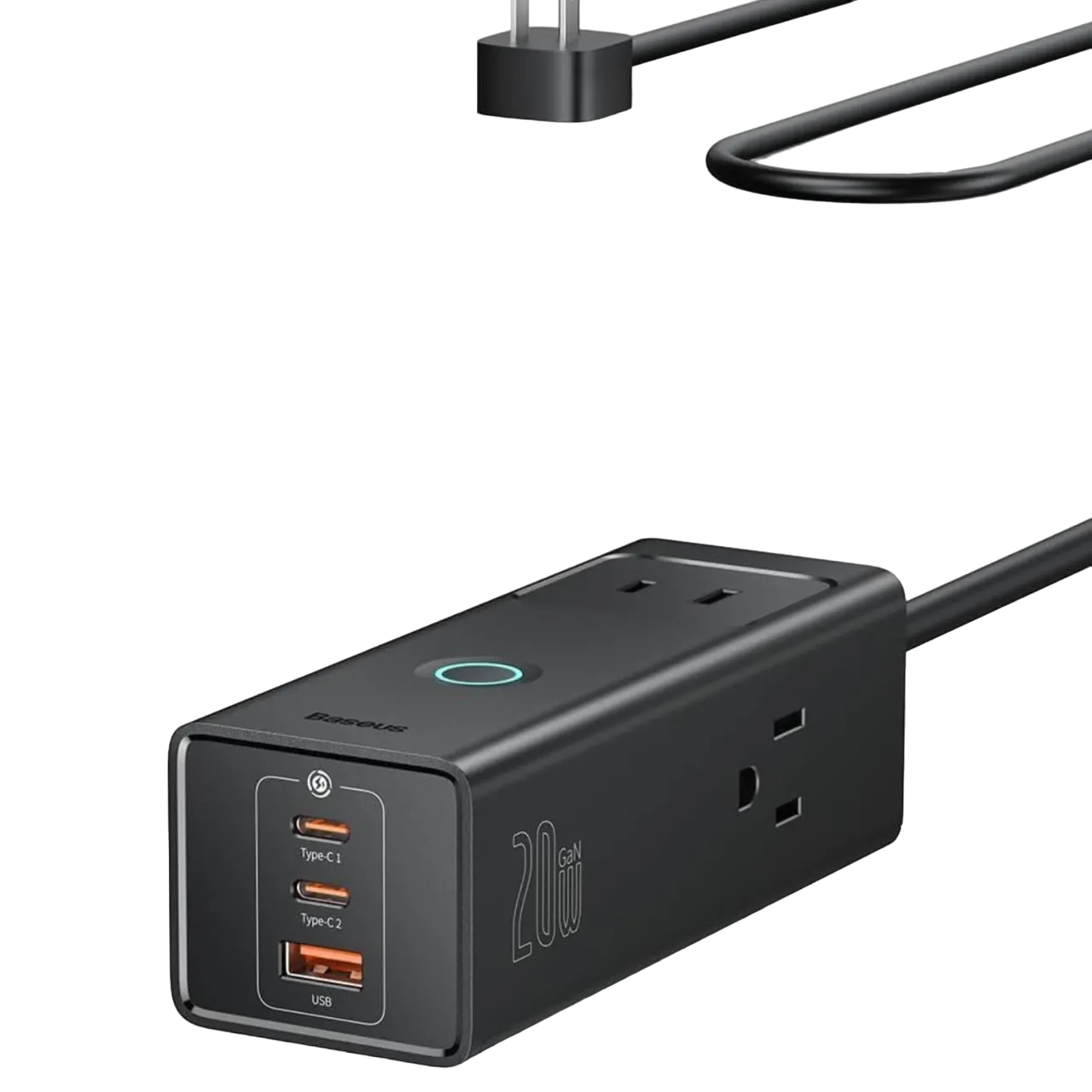 Ổ cắm điện chống sét lan truyền Baseus Power Strip Surge Protector, bảo vệ thiết bị điện tử và gaming khỏi quá tải.