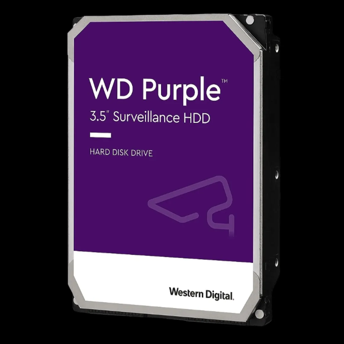 Ổ cứng HDD Western Digital WD Purple, được thiết kế chuyên biệt cho hệ thống giám sát NVR với khả năng ghi dữ liệu 24/7 và độ bền cao